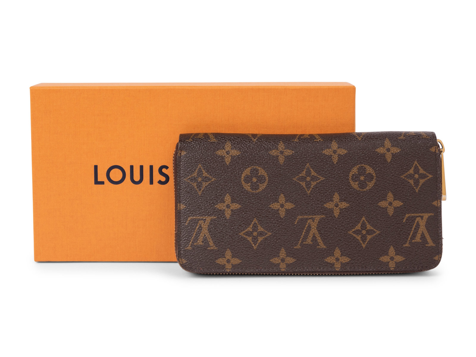 Louis Vuitton Wallet 2010 Dual brown monogrammed coated canvas zippered