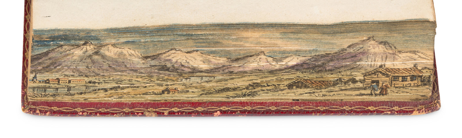 FORE EDGE PAINTINGS A group of 4 poetical works comprising