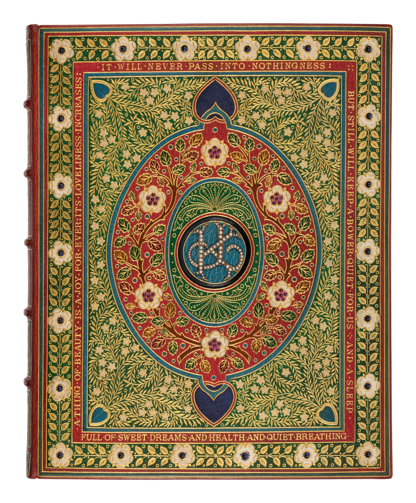 SANGORSKI Alberto calligrapher and illuminator KEATS John 1795 1821 La