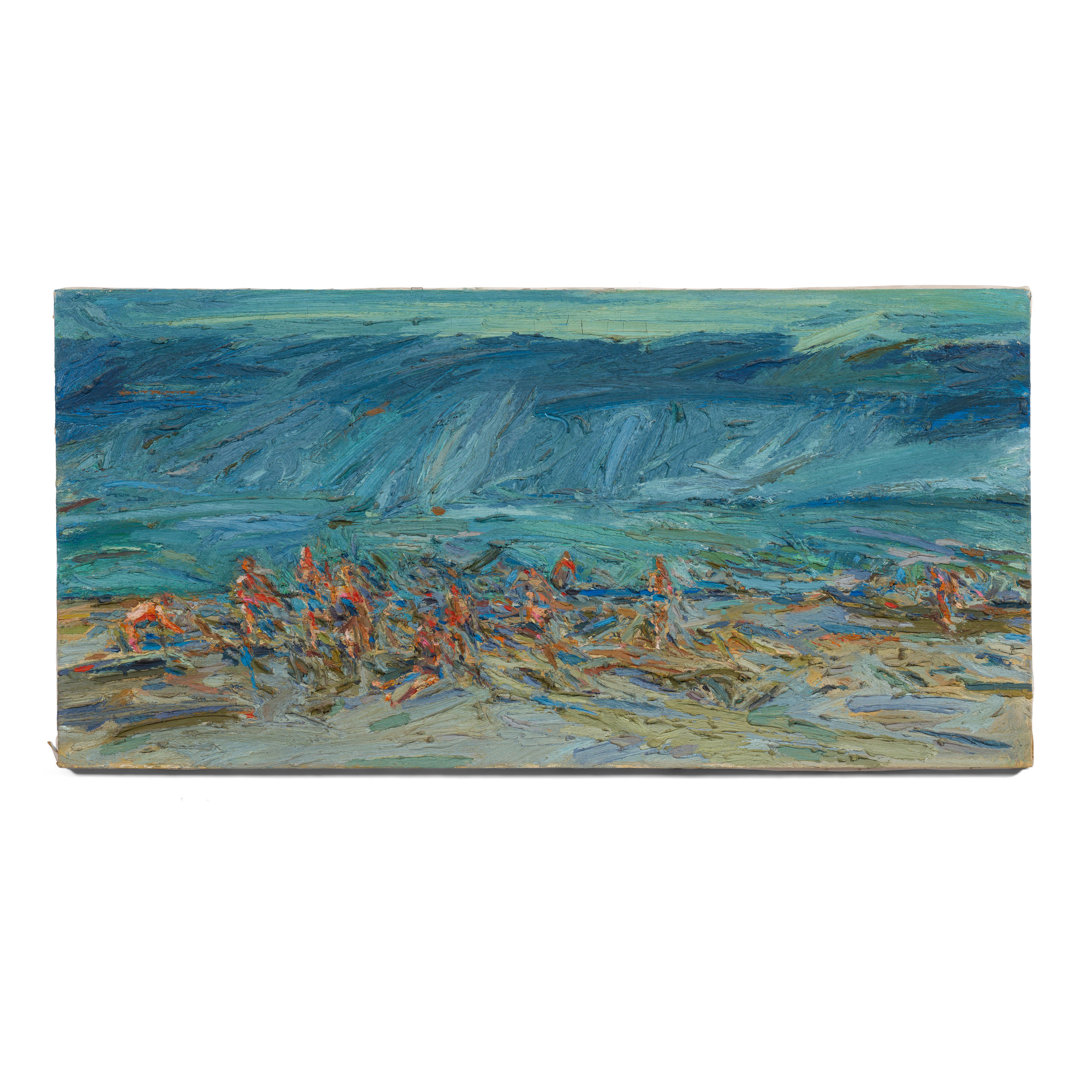 WAYNE THIEBAUD 1920 2021 Leaving Figures 1960 signed titled inscribed