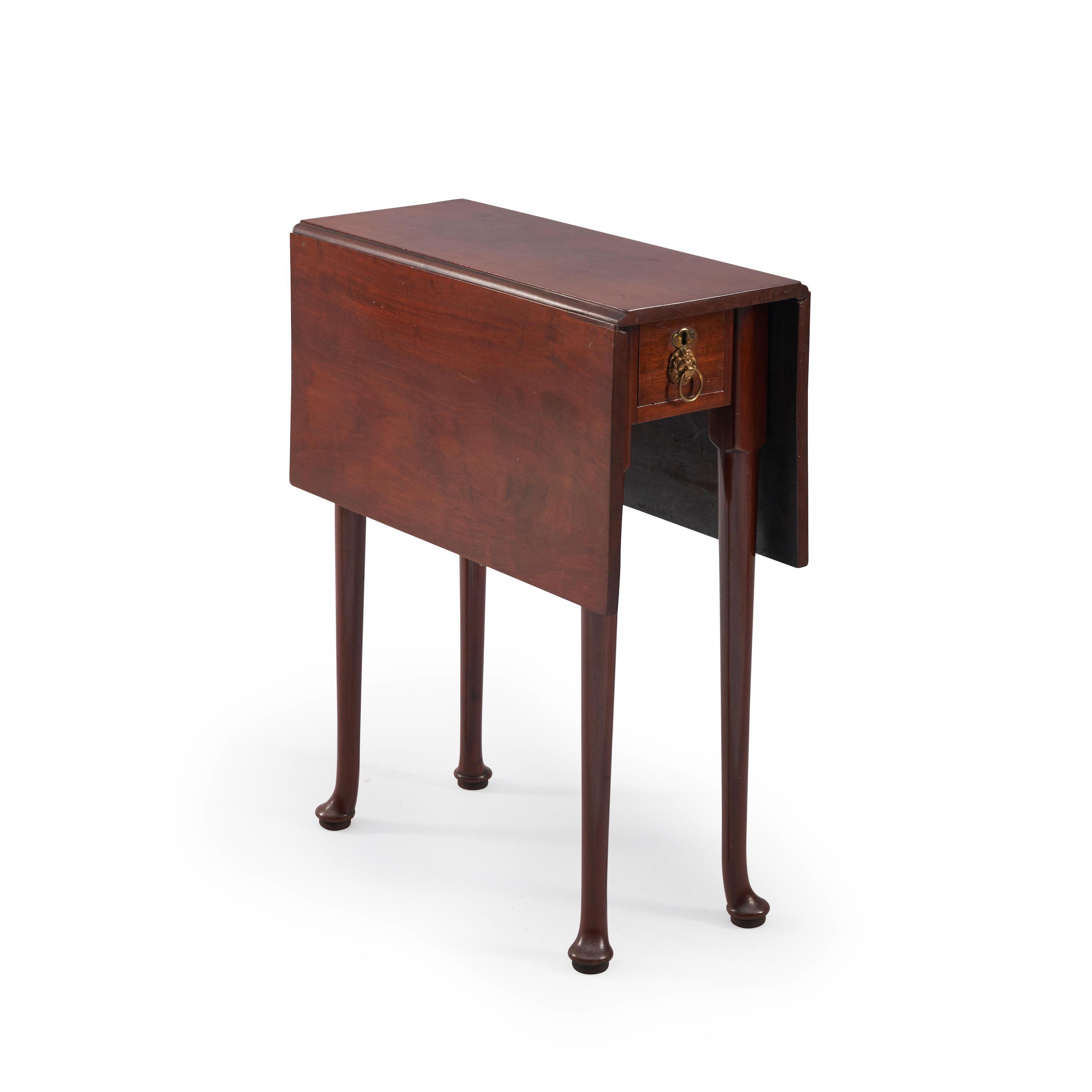 SMALL QUEEN ANNE MAHOGANY DROP LEAF TABLE England c 1750