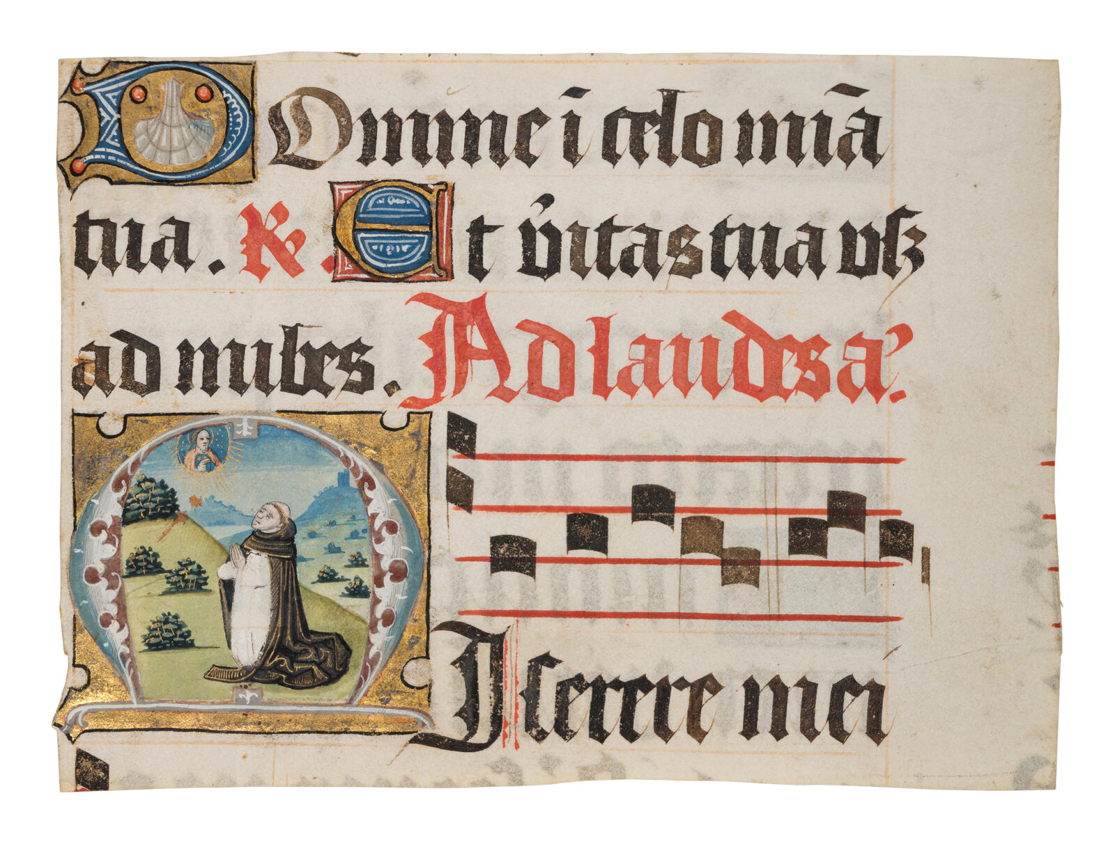 ROBERT BOYVIN documented Rouen 1480 1536 A partial leaf from