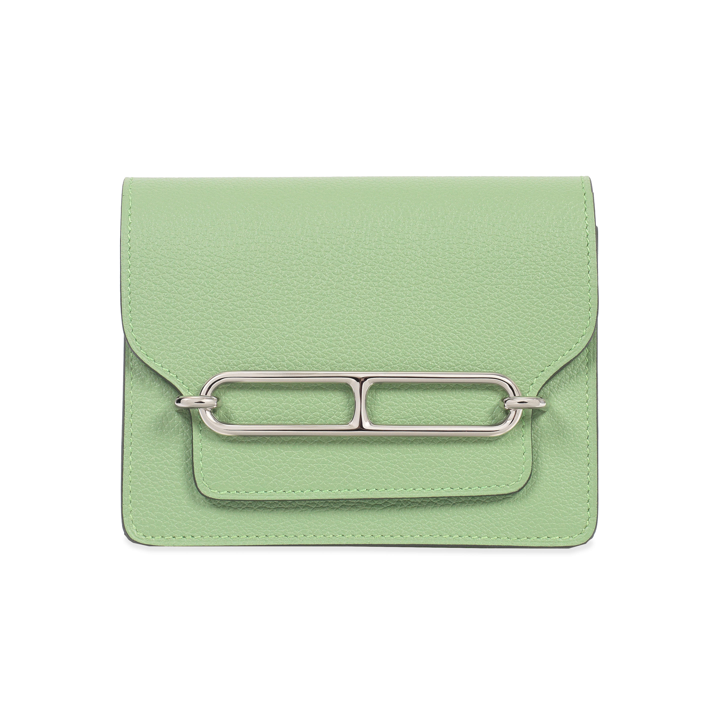 HERM S A VERT CRIQUET EVERCOLOR LEATHER ROULIS SLIM 2023