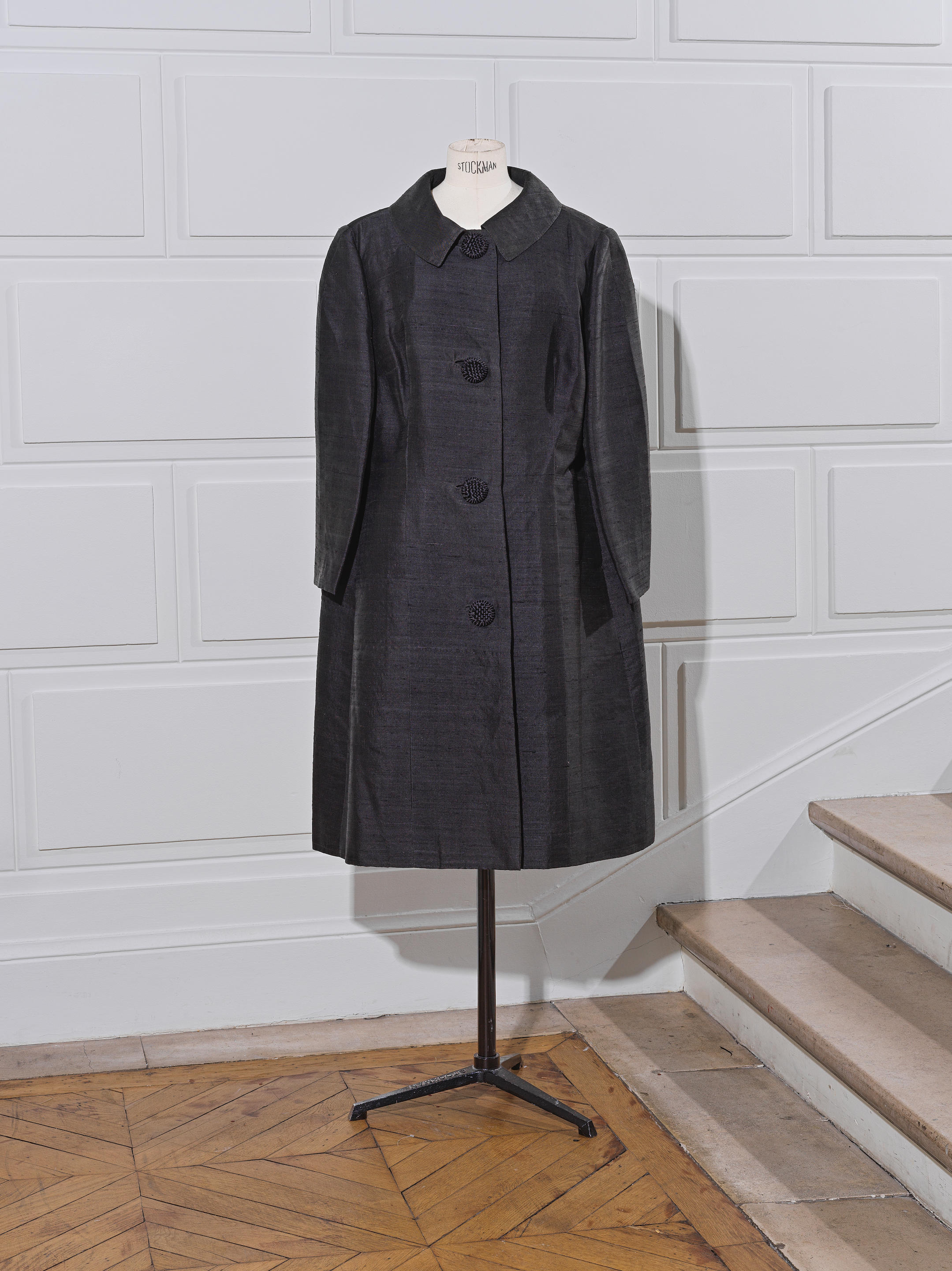 PIERRE BALMAIN COLLECTION HAUTE COUTURE CIRCA 1958 1960 MANTEAU DROIT
