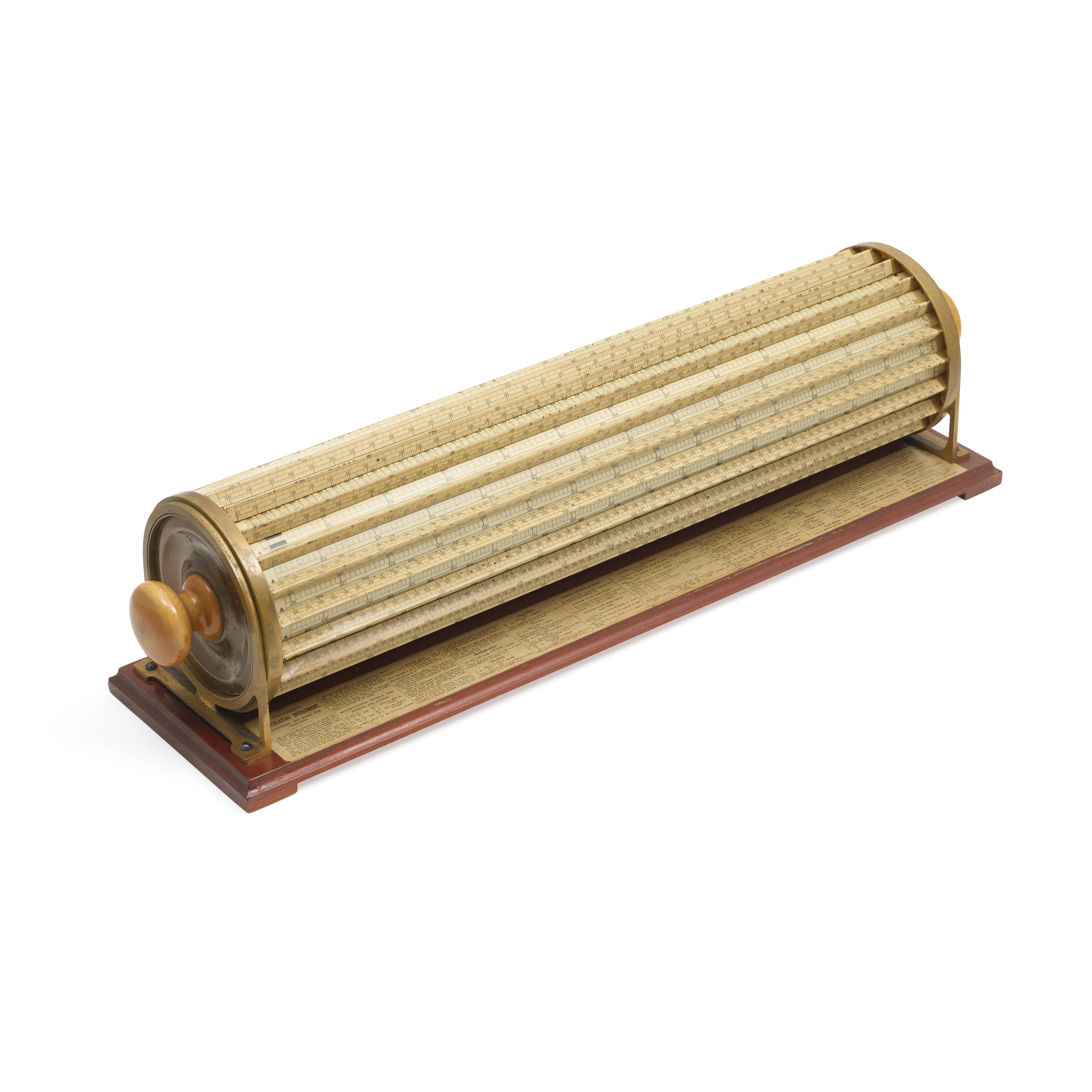 THACHER CYLINDRICAL SLIDE RULE MODEL 4012 No 3117 New York