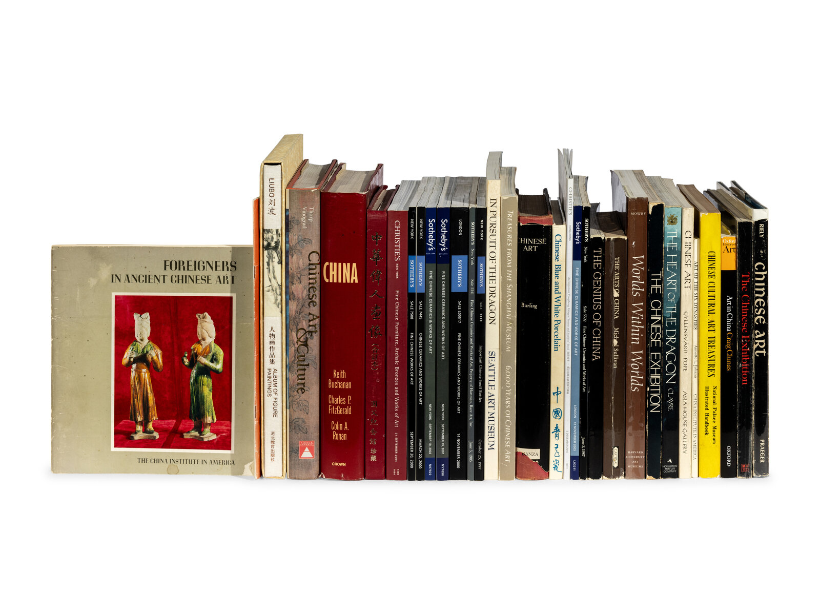 CHINESE WORKS OF ART a group of catalogs and reference