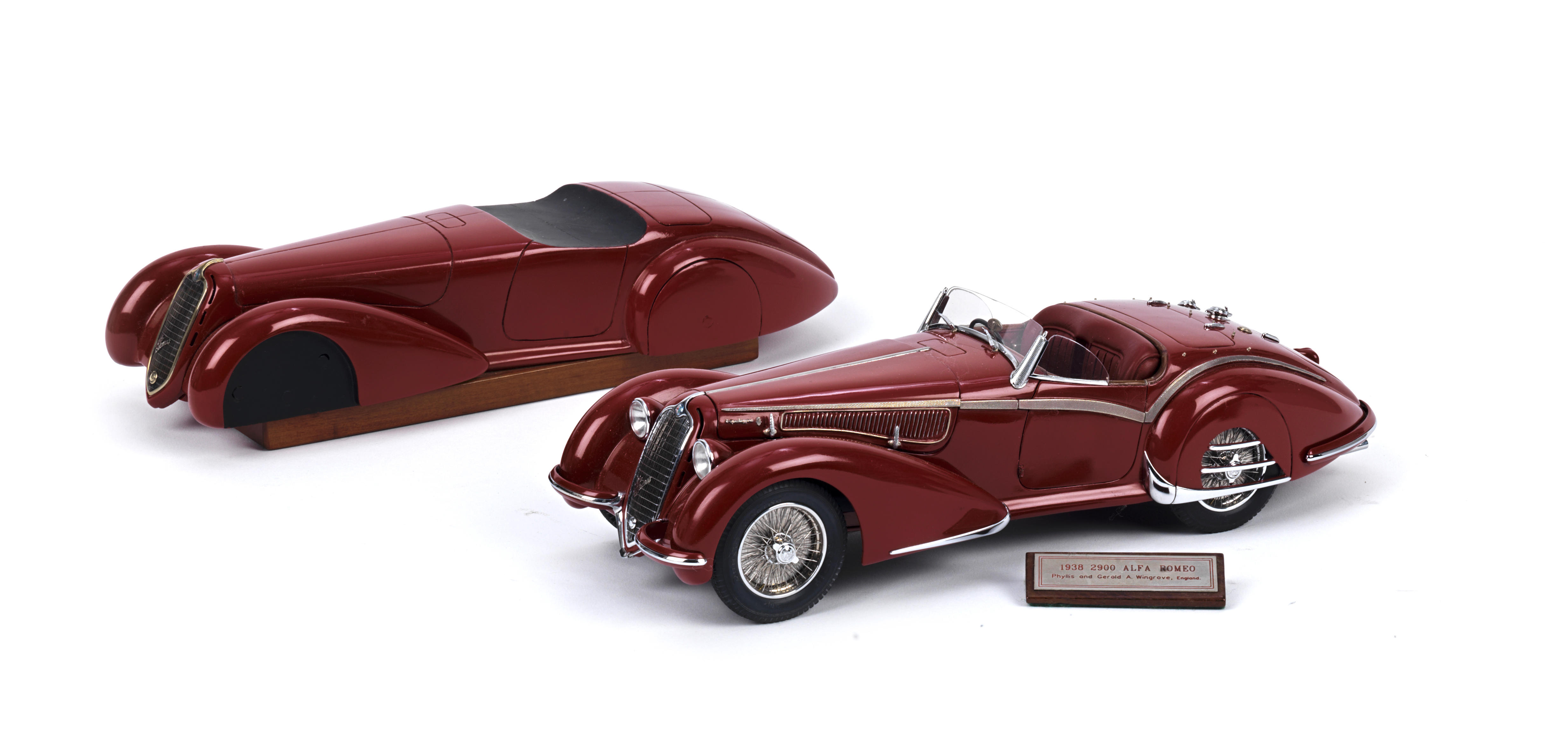 A 1 15 SCALE MODEL OF A 1938 ALFA ROMEO