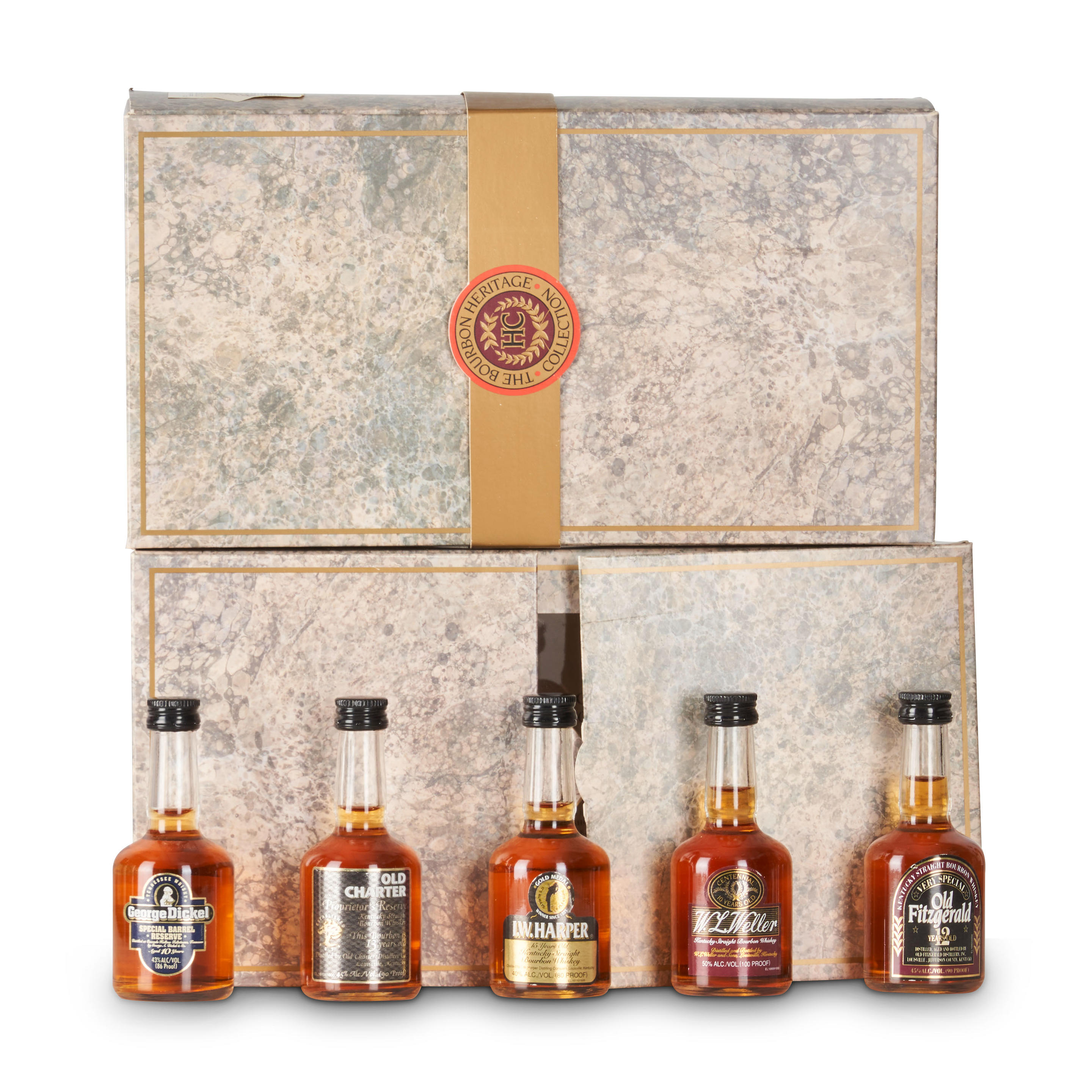 BOURBON HERITAGE COLLECTION MINIS 10 50ML BOTTLES Bourbon Heritage Collection