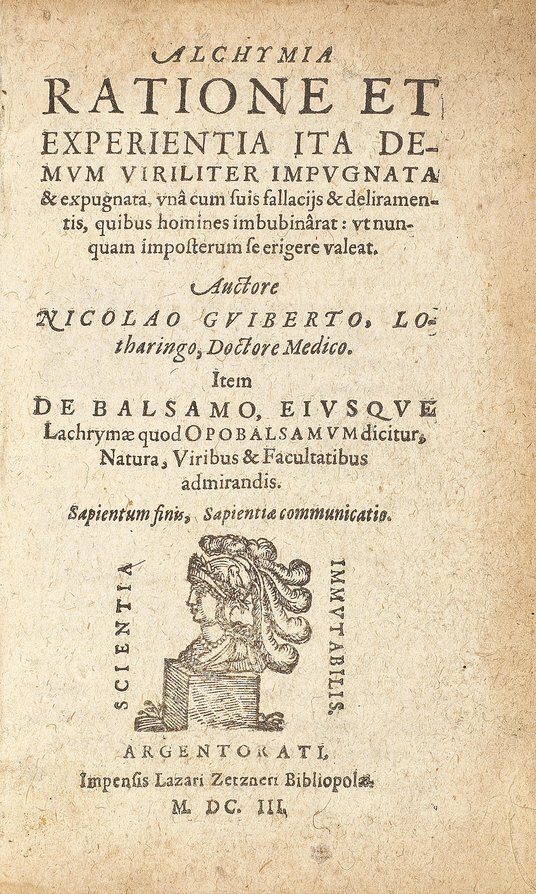 ALCHEMY FABRE PIERRE JEAN Propugnaculum alchymiae adversus quosdam misochymicos phisophos