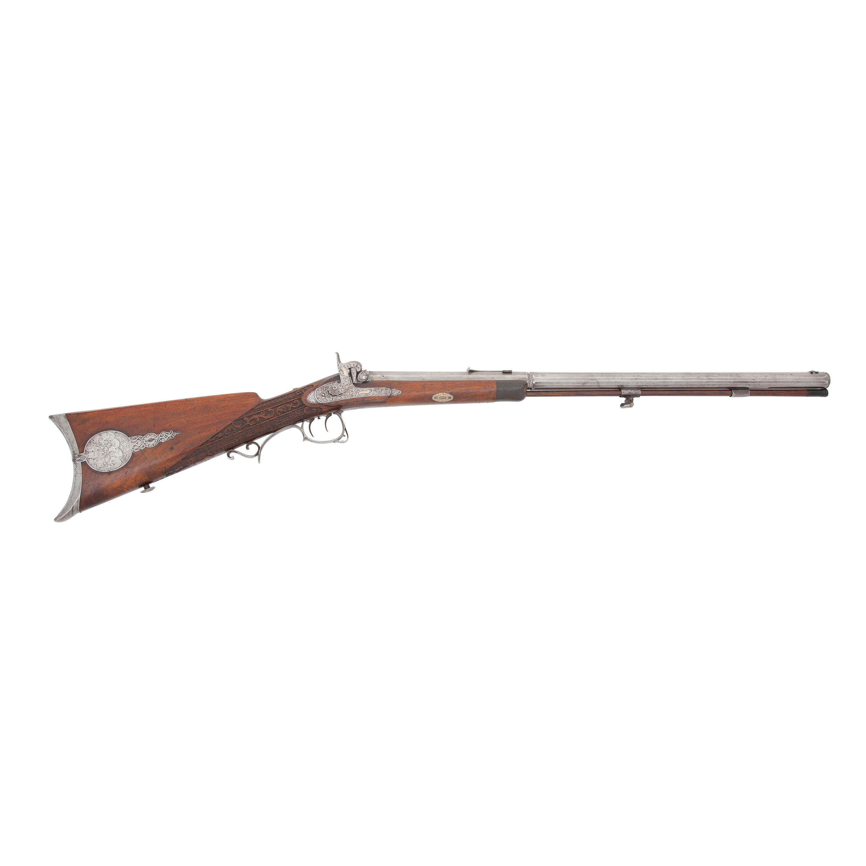 A BOHEMIAN 550 PERCUSSION GALLERY TARGET RIFLE BY W MATH