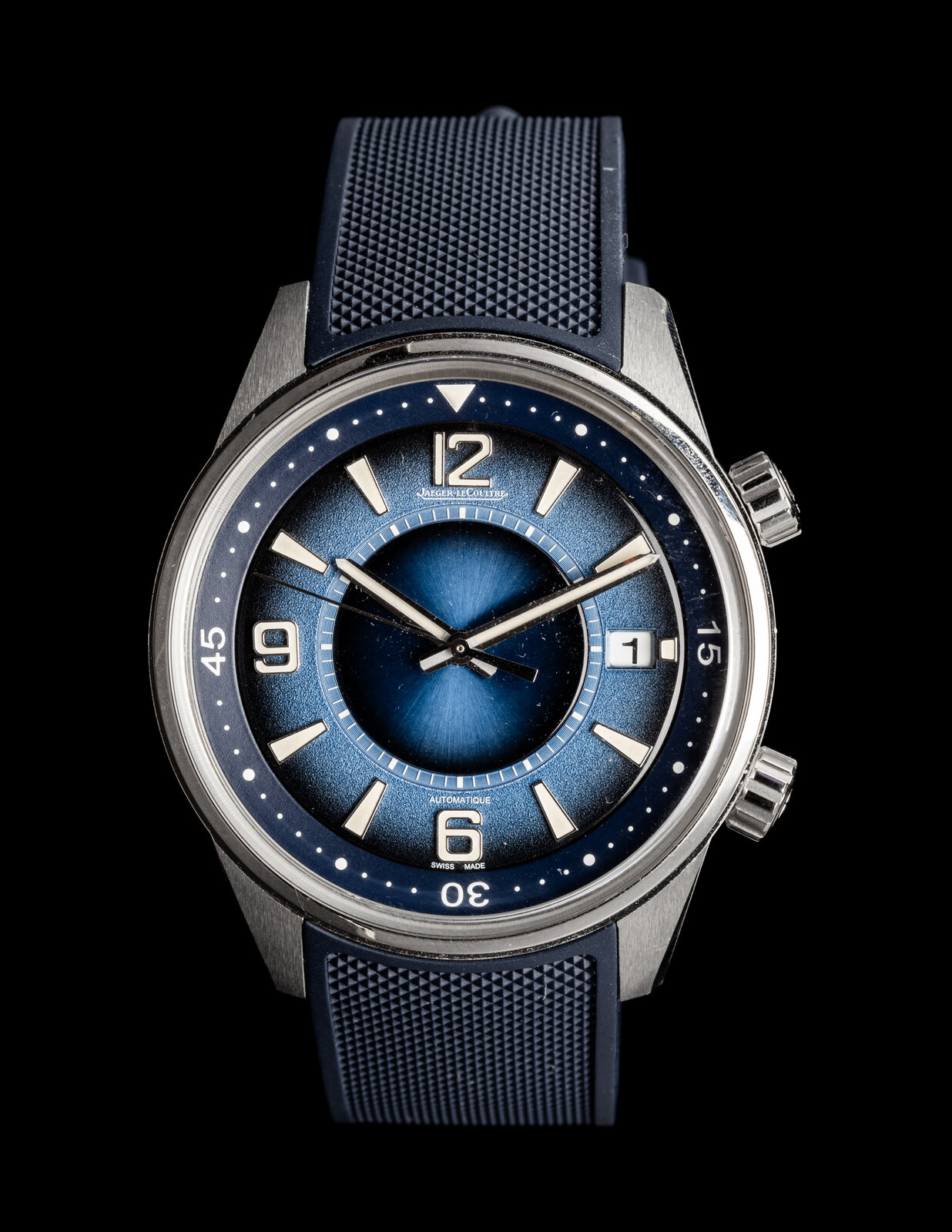 JAEGER LeCOULTRE STAINLESS STEEL LIMITED EDITION POLARIS WATCH Maker Jaeger