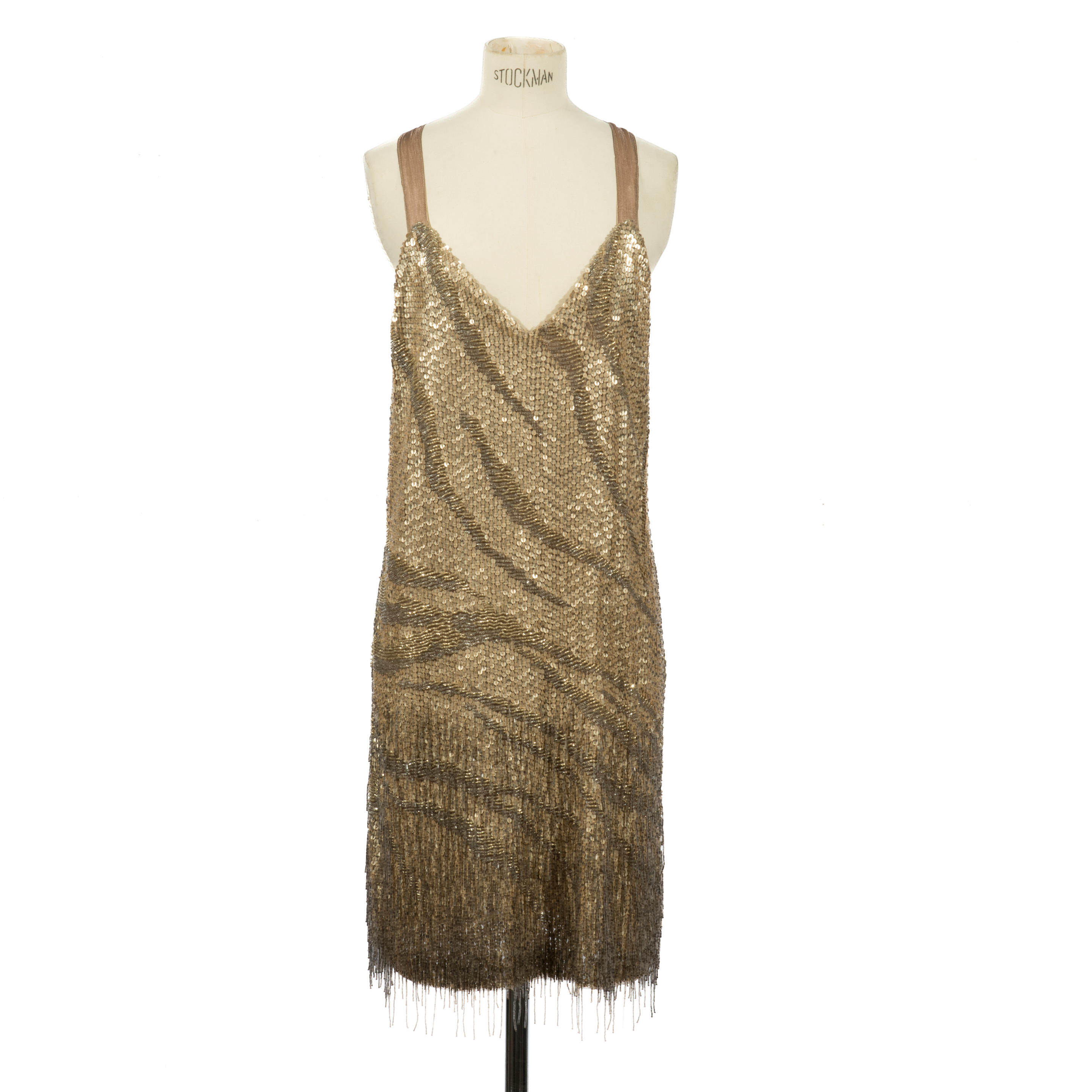 ROBERTO CAVALLI ROBE BRETELLES D INSPIRATION 1925 Enti rement brod
