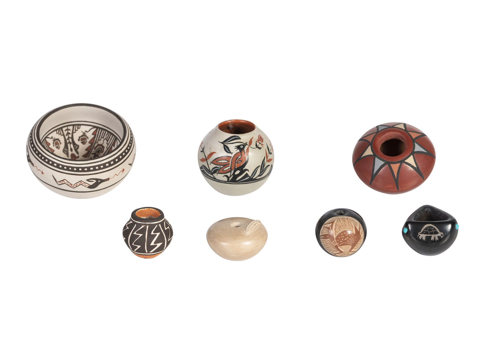 Collection of Miniature and Micro miniature Pottery 20th century lot