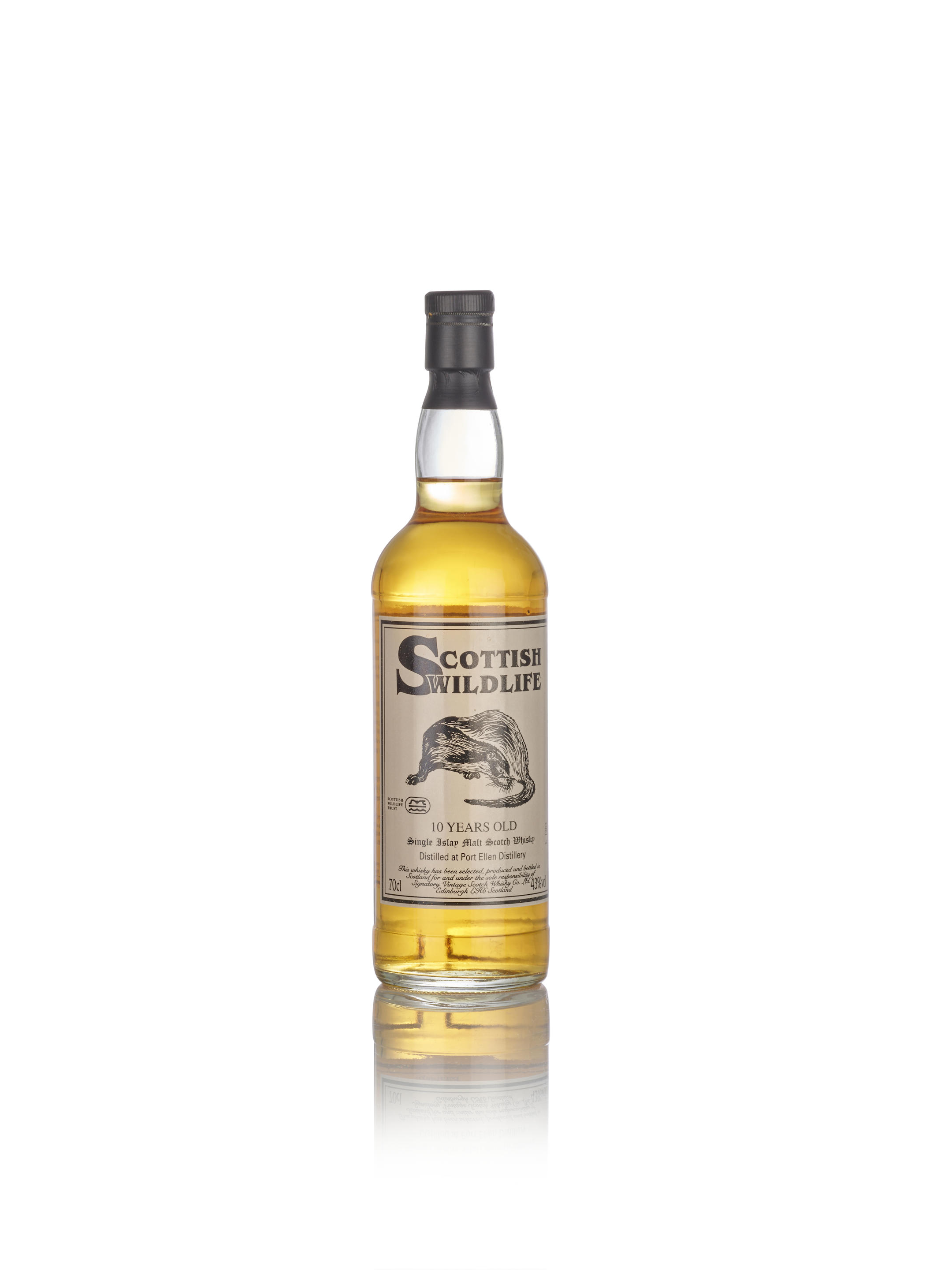 PORT ELLEN SCOTTISH WILDLIFE 10 YEAR OLD Port Ellen Scottish