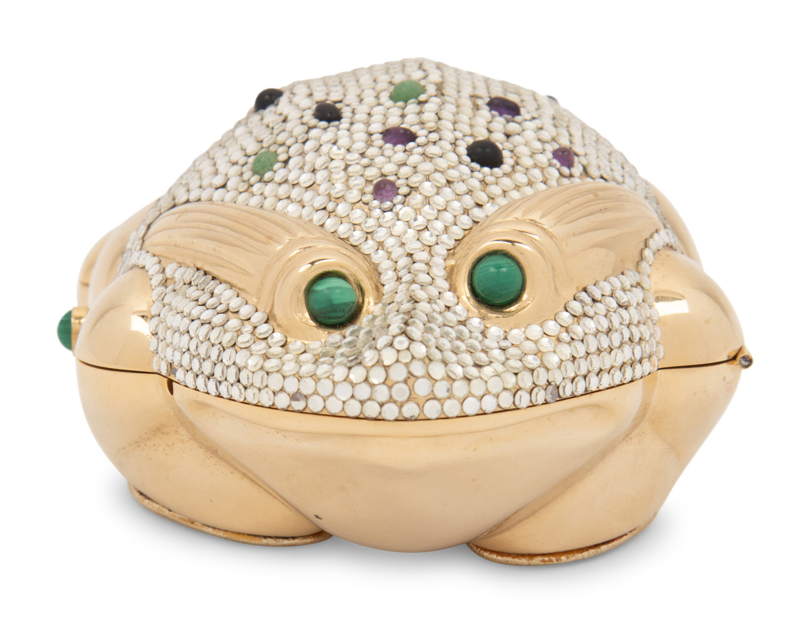 Judith Leiber Frog Minaudi re 1984 Frog minaudi re encrusted