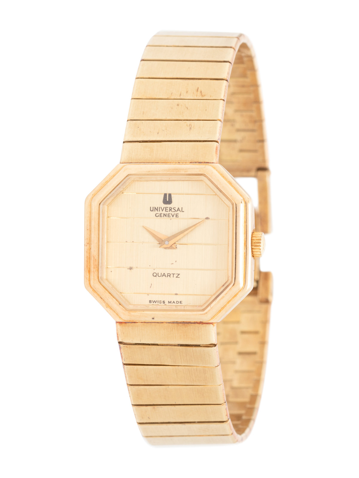 UNIVERSAL GENEVE 14K YELLOW GOLD WRISTWATCH 22 00 x 22