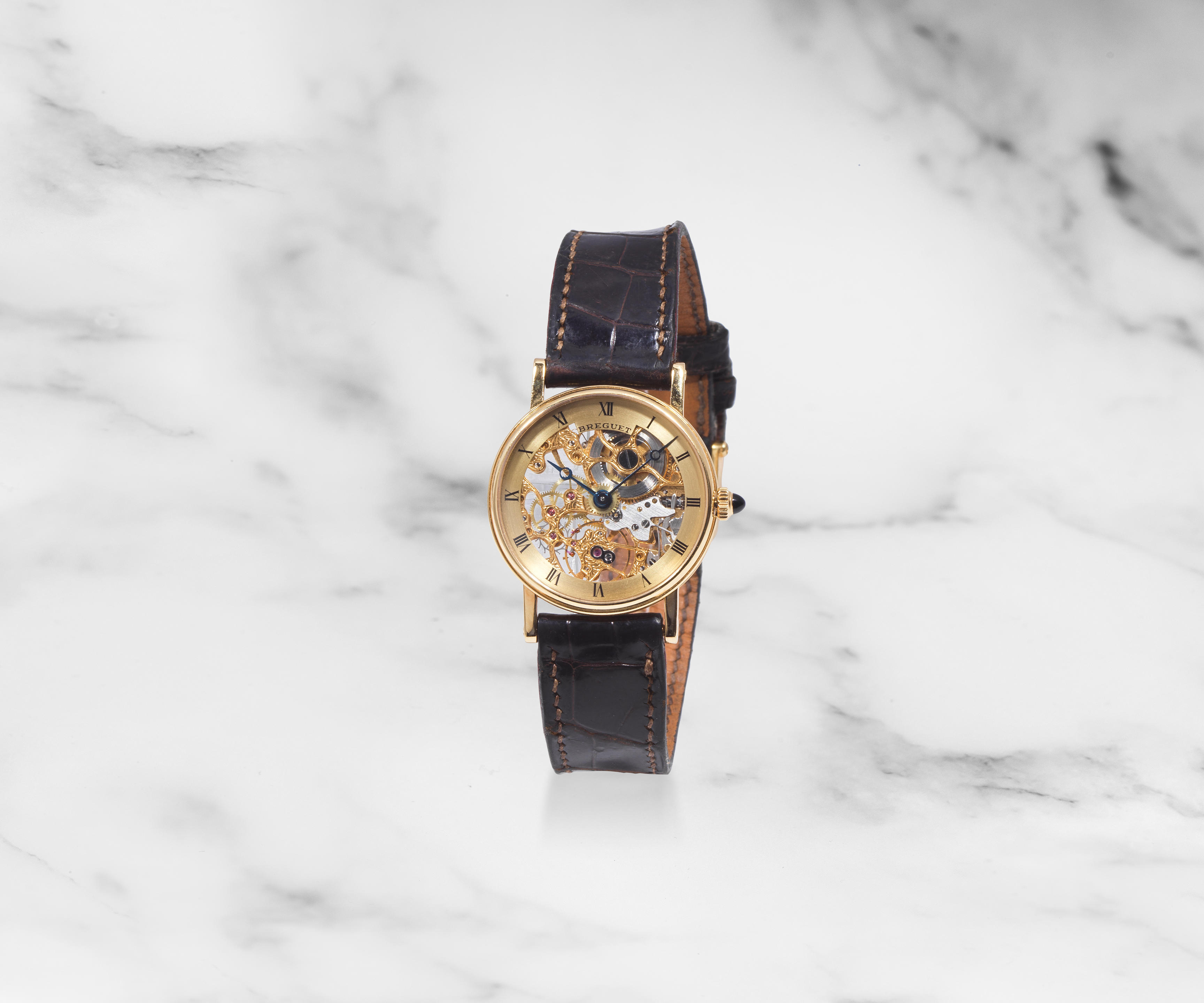 BREGUET BELLE MONTRE BRACELET DE DAME EN OR JAUNE 18K