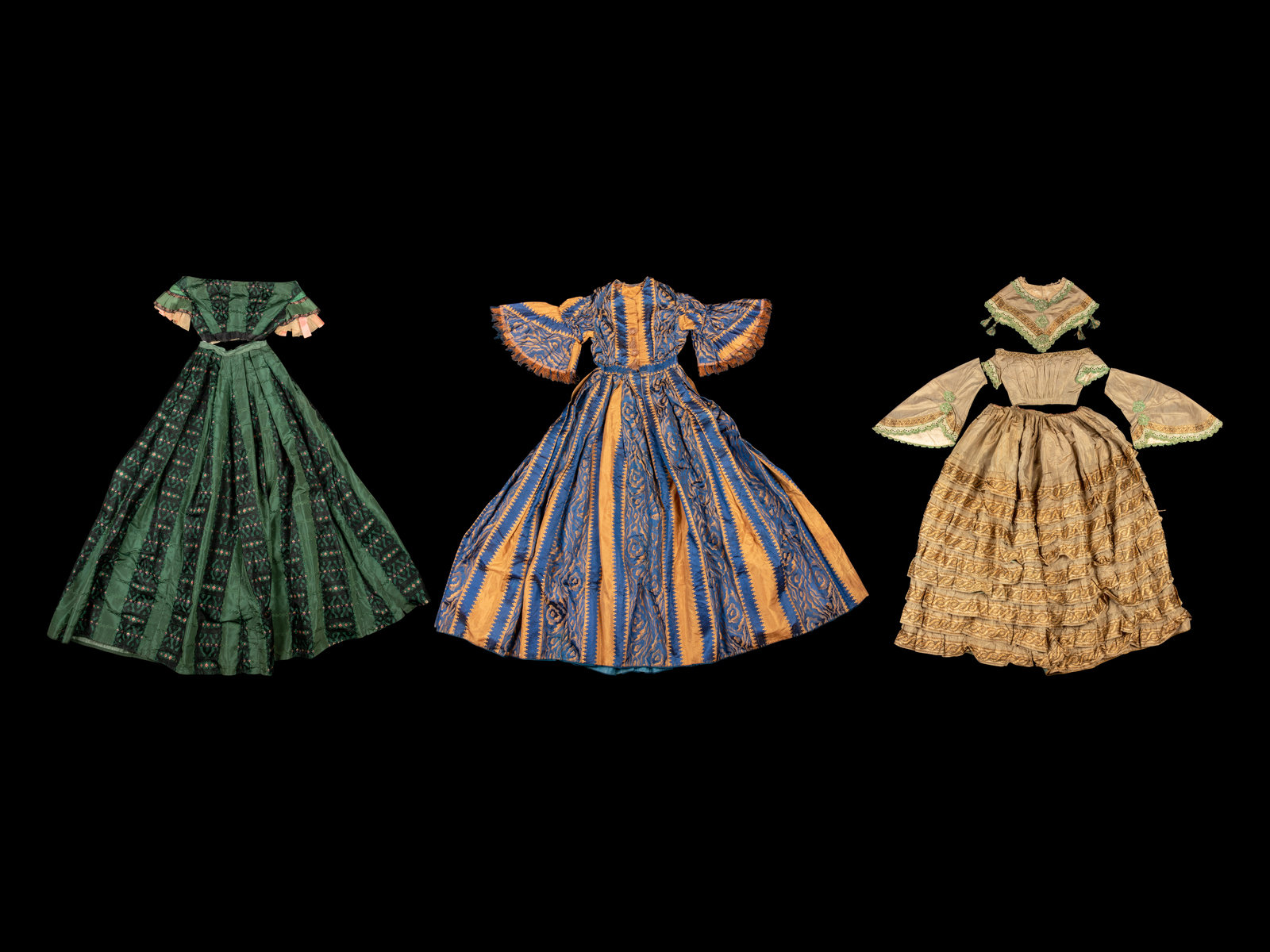 Three Mid 19th Century Ensembles amp Dresses 1850 60s This