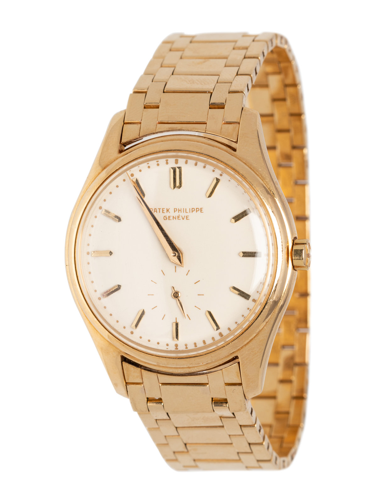 PATEK PHILIPPE REF 2526 18K YELLOW GOLD CALATRAVA WRISTWATCH 34