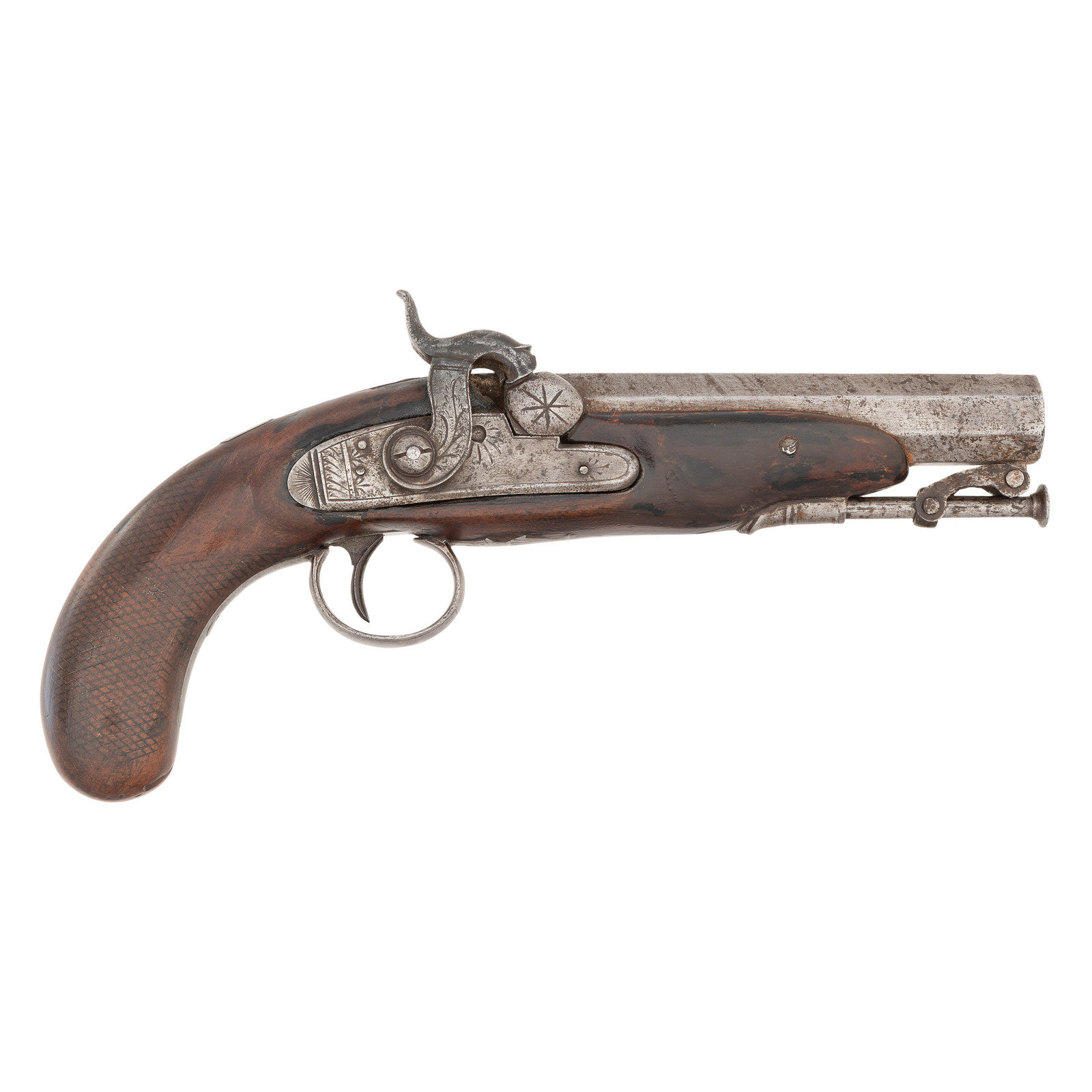 J amp S Hawken Marked Percussion Pistol 56 caliber 5