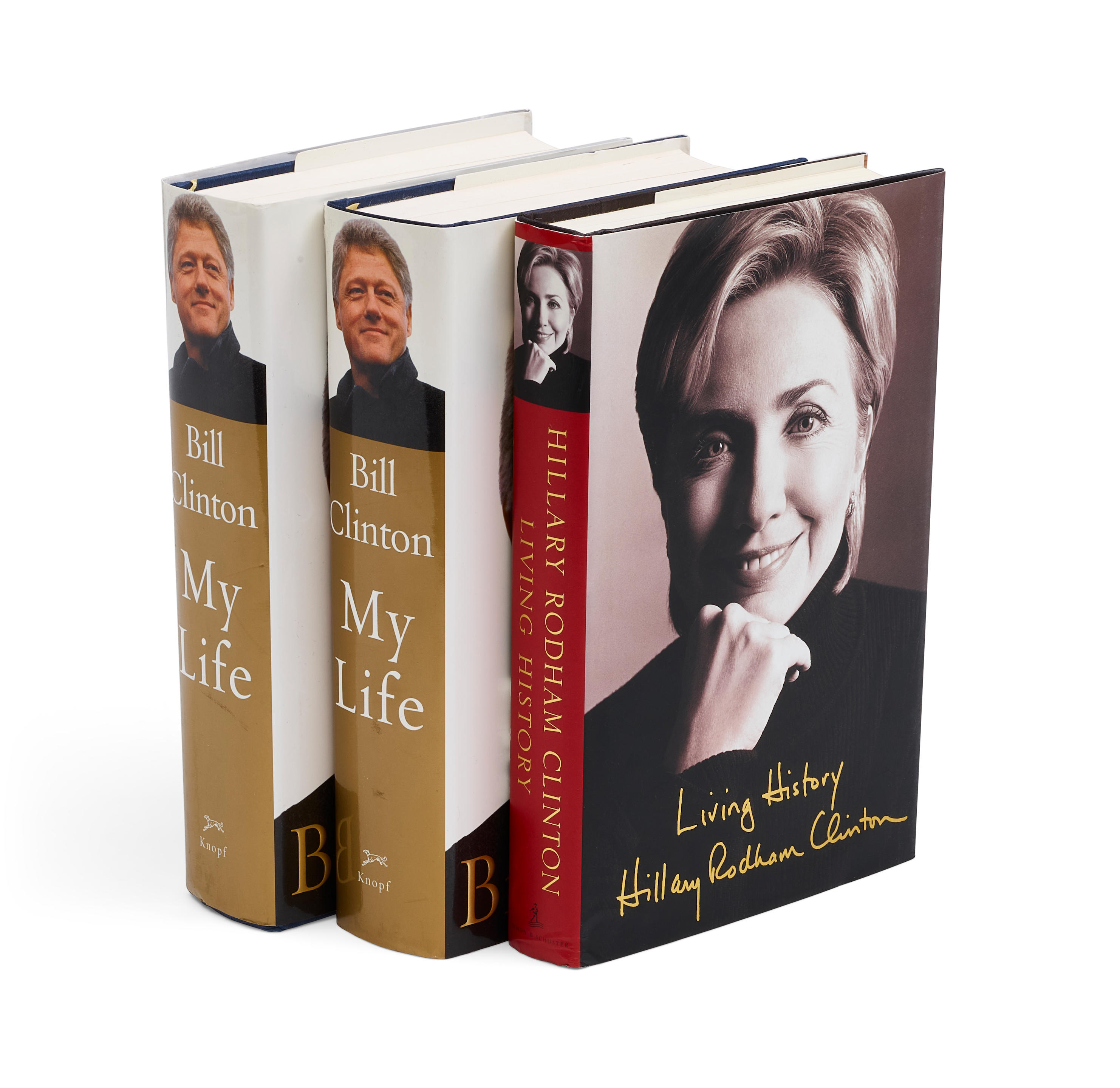 THREE BOOKS SIGNED TO SIEGFRIED ROY FROM BILL AND HILLARY