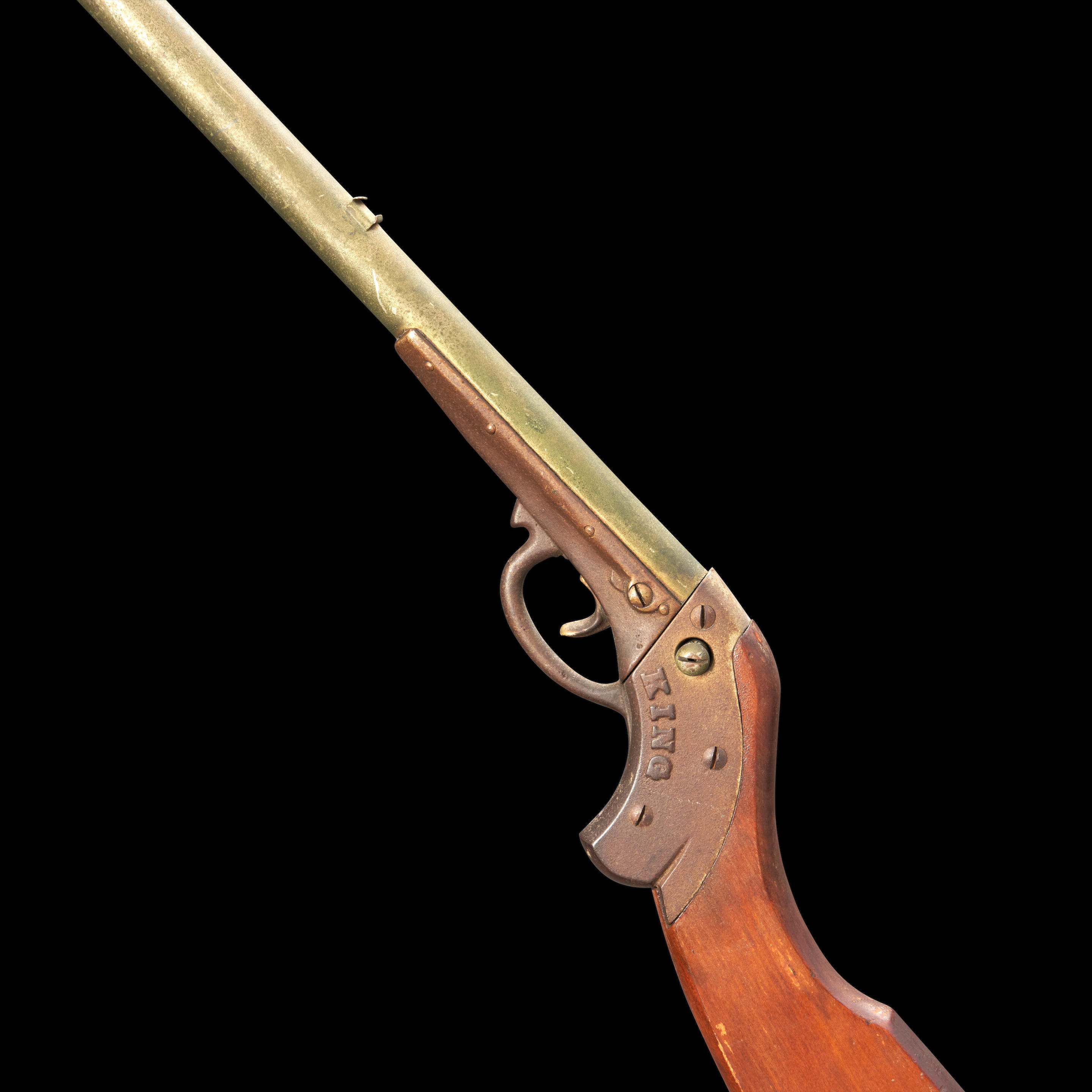 MARKHAM AIR RIFLE M 05 WITH KING BUTTON RELEASE 1890