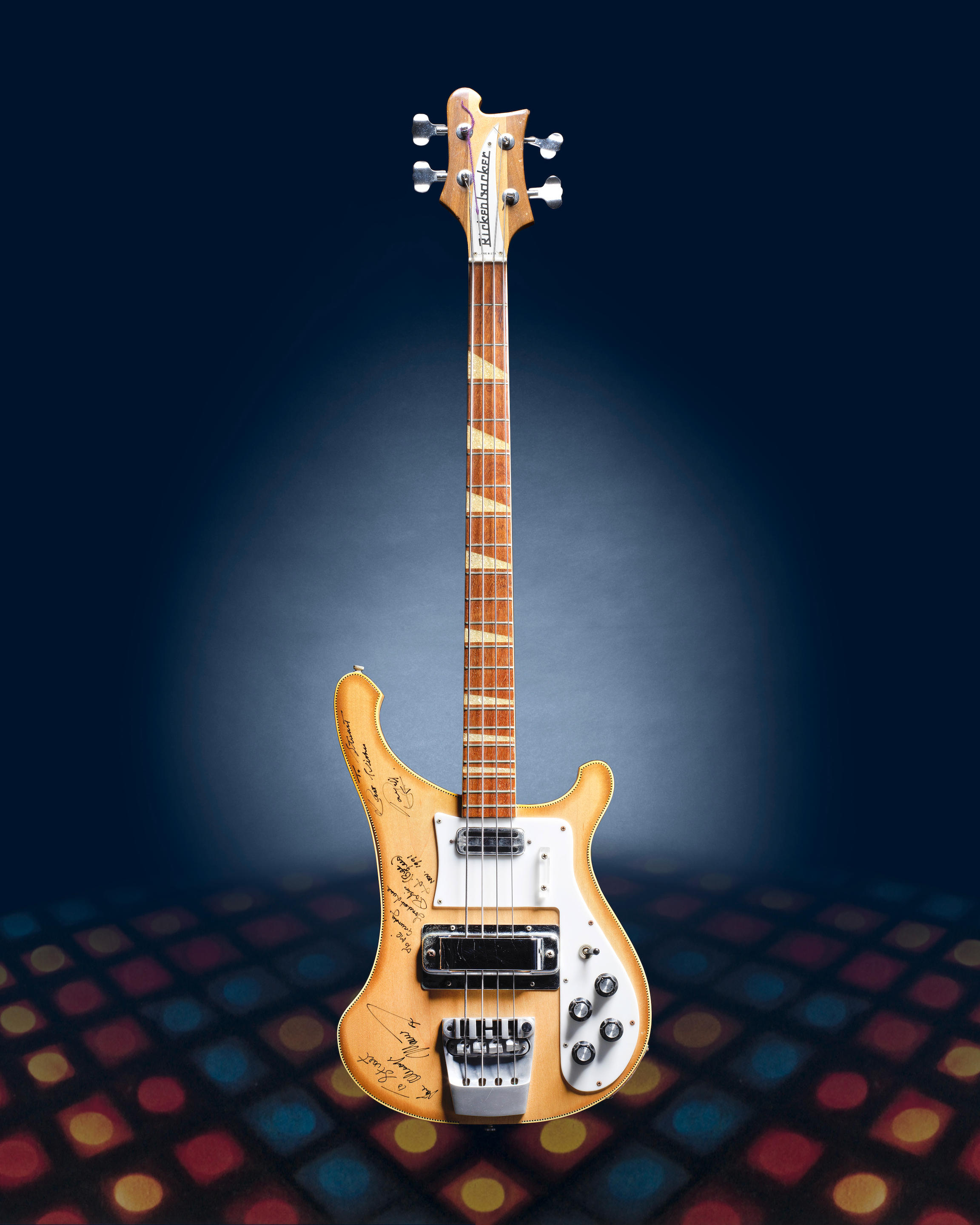 BEE GEES MAURICE GIBB A RICKENBACKER 4001 BASS GUITAR OWNED