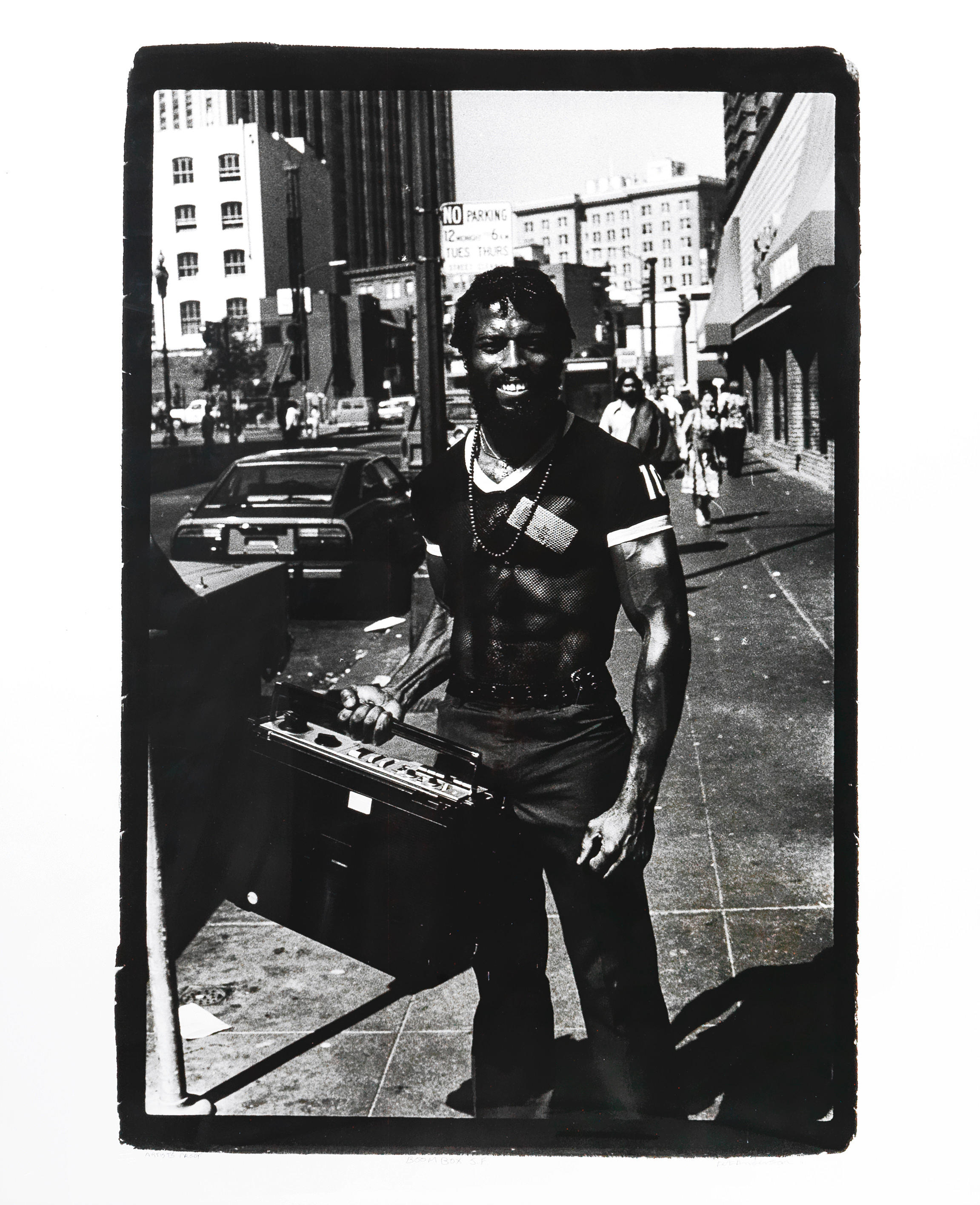 PETER ANDERSON BORN 1954 Boom Box San Francisco 1980 printed