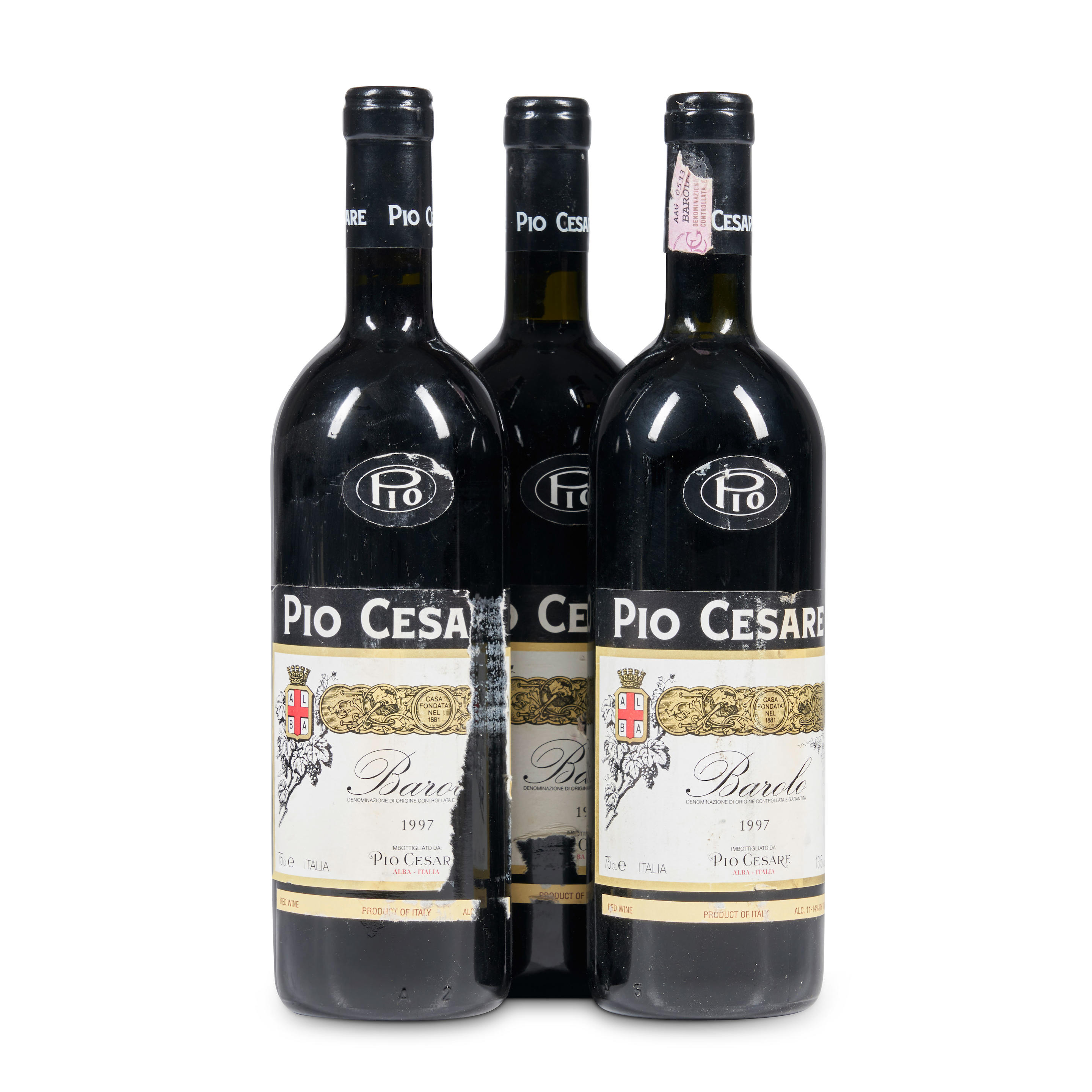 P CESARE BAROLO 1997 3 BOTTLES P Cesare Barolo 1997