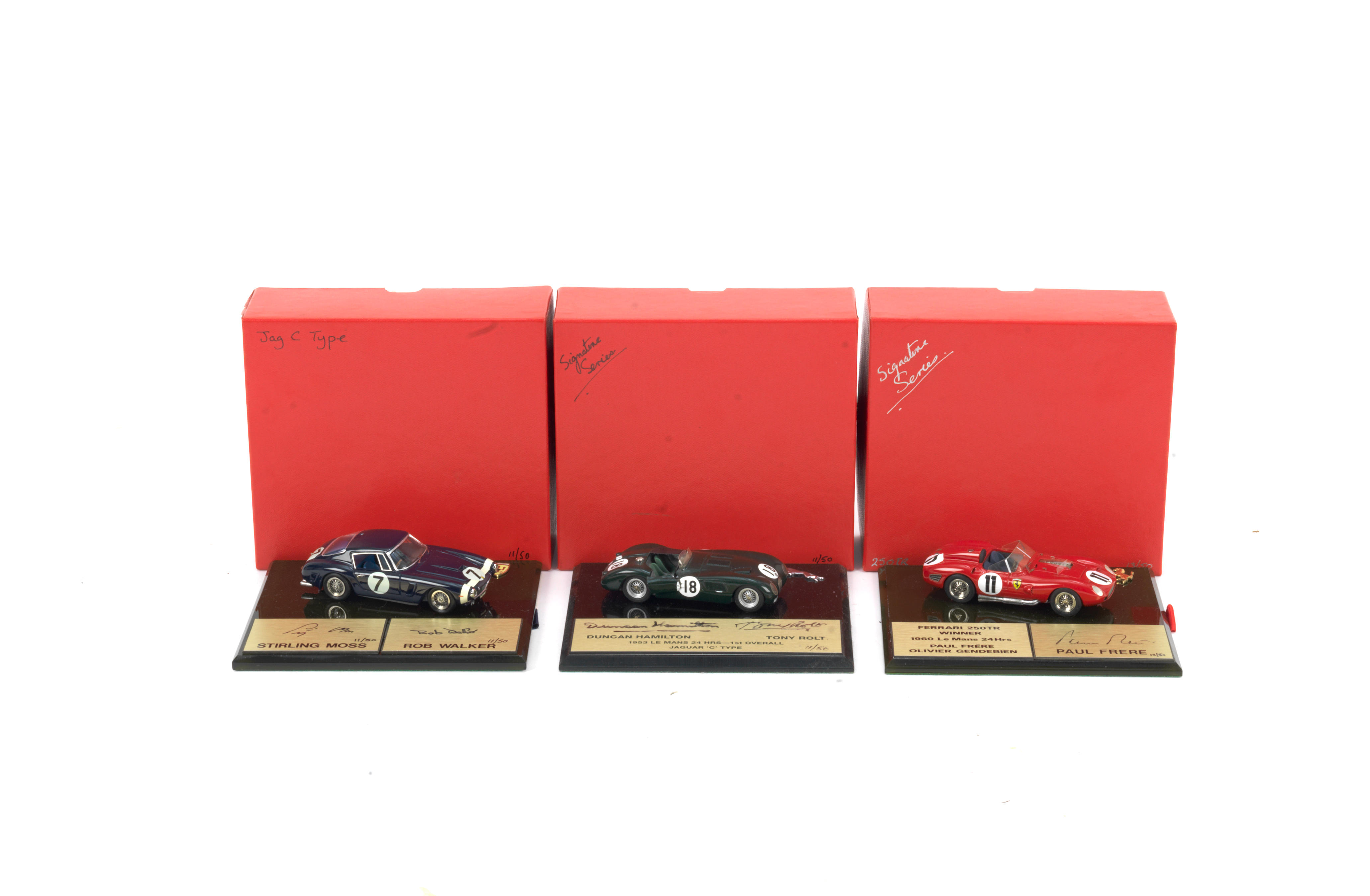 THREE SIGNATURE SERIES 1 43 SCALE MODELS BY N BEEKS