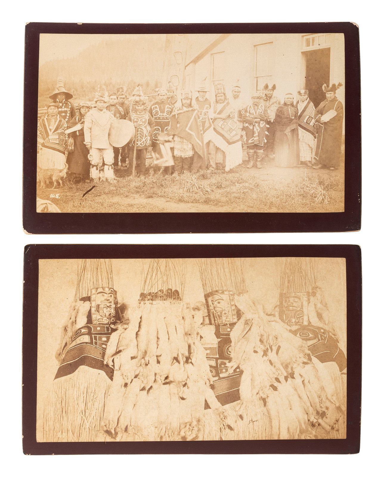 NATIVE AMERICANS A group of 7 boudoir photographs of Fort