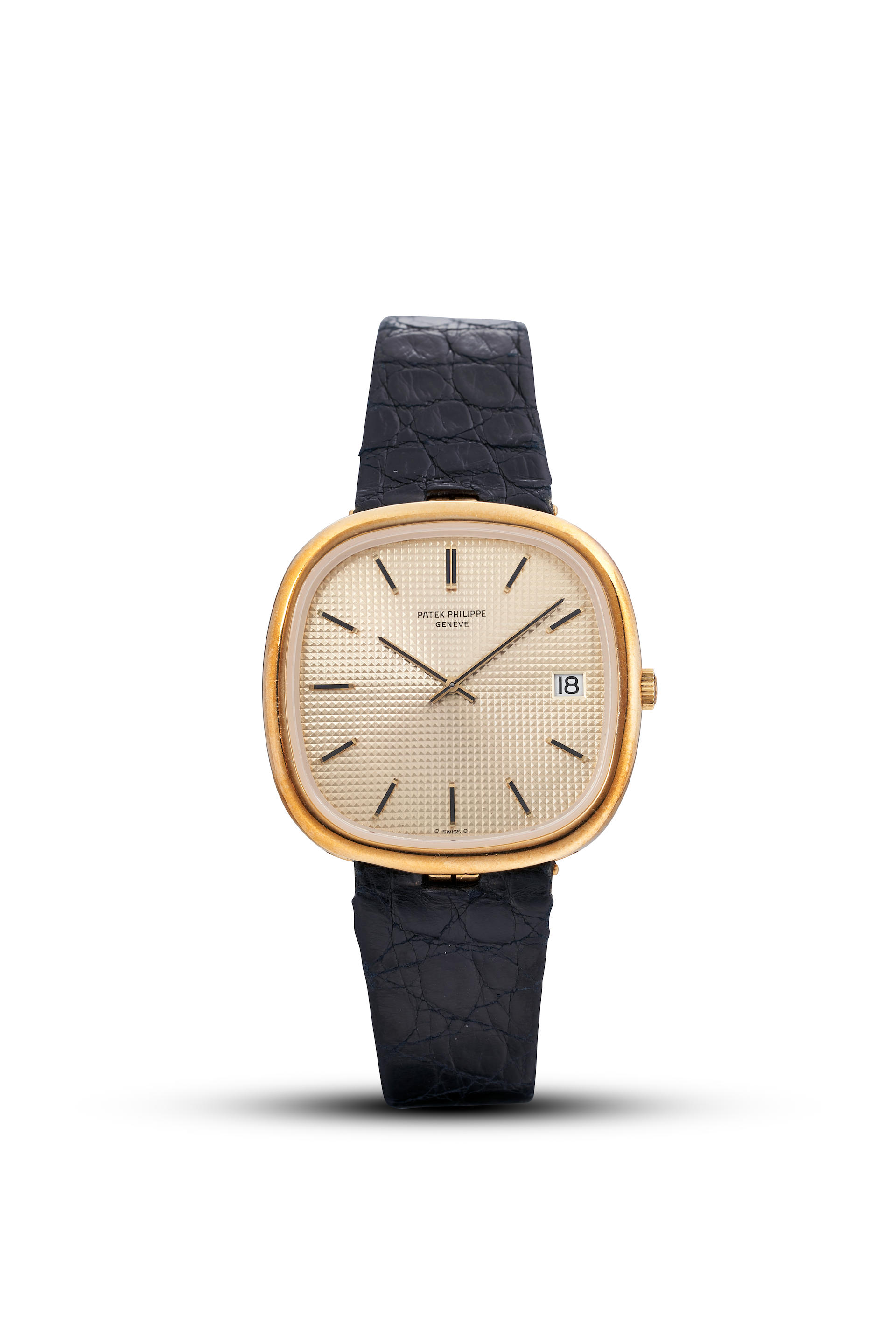 PATEK PHILIPPE ELLIPSE REF 3604 A YELLOW GOLD WRISTWATCH CIRCA