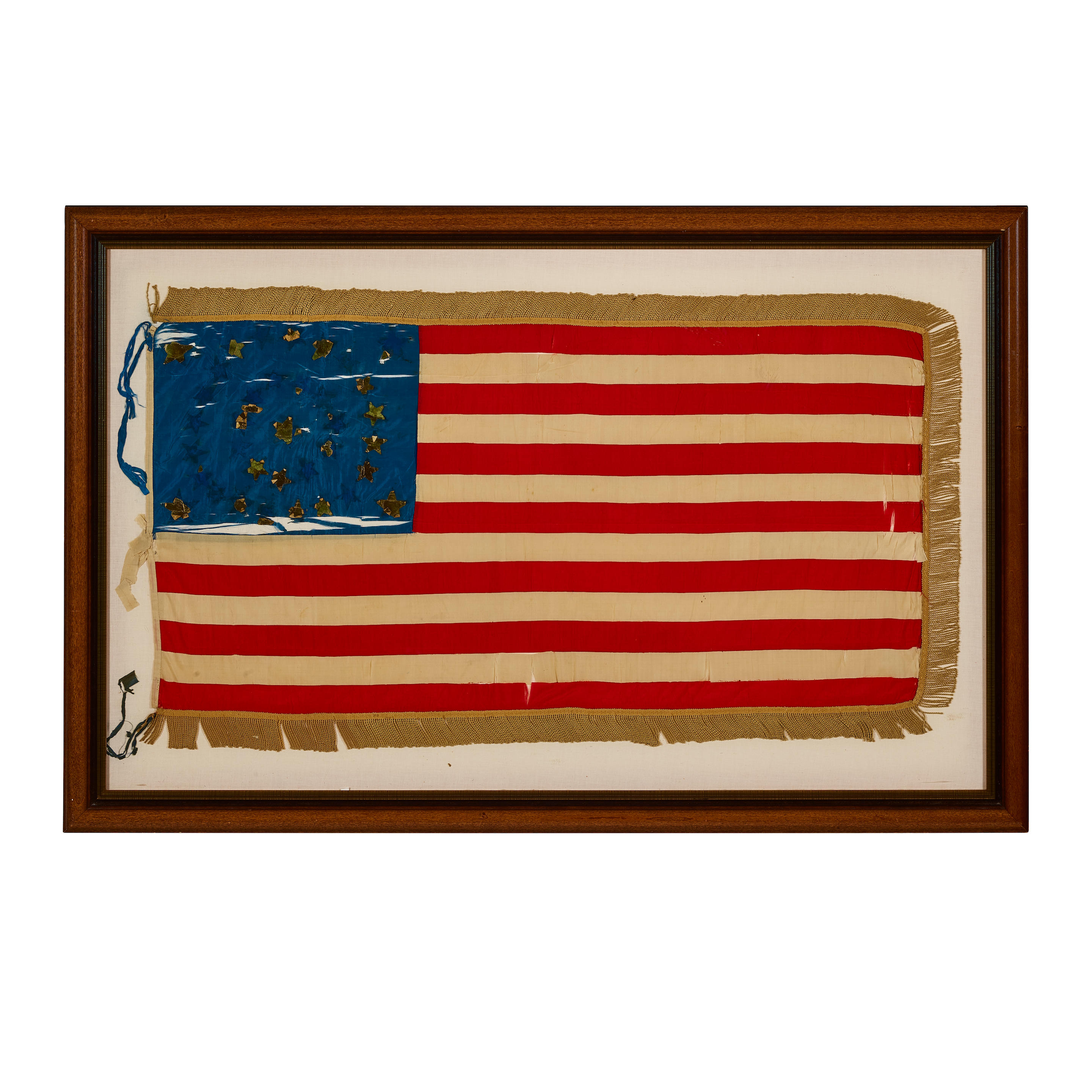 A U S 36 STAR FLANK MARKER FLAG A machine
