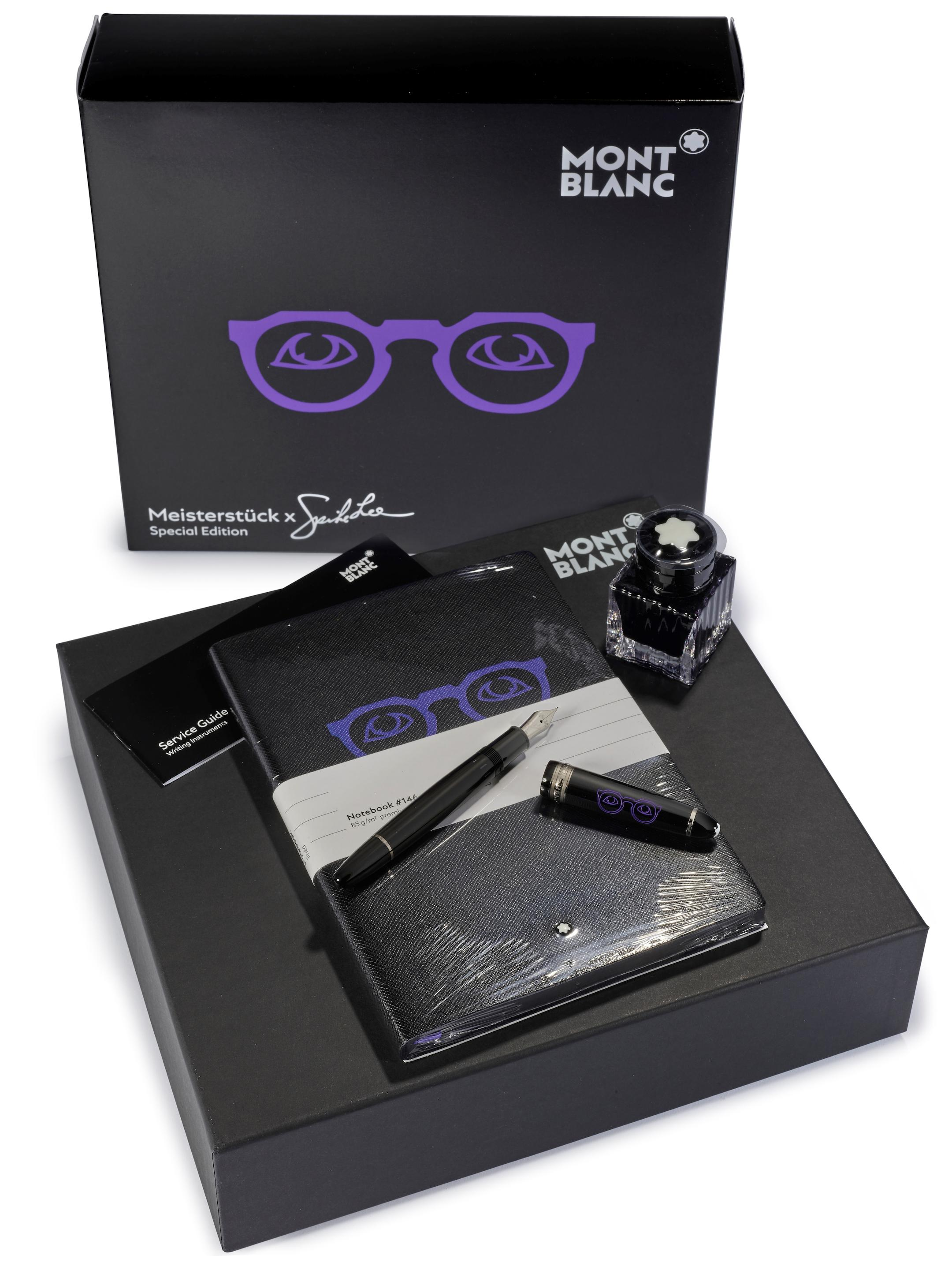 MONTBLANC SPIKE LEE A LIMITED EDITION RUTHENIUM COATED FOUNTAIN PEN