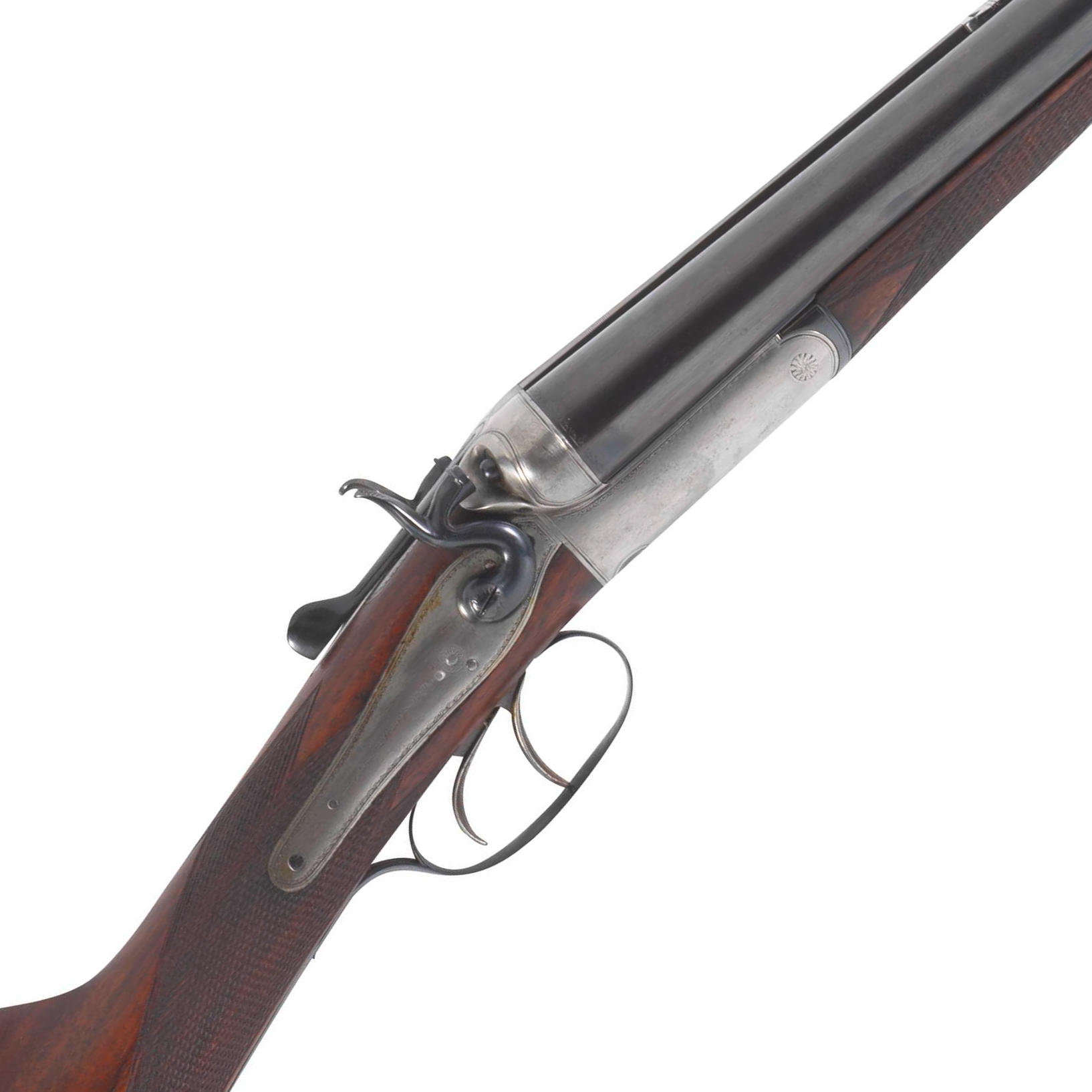 A 12 BORE PARADOX HAMMER GUN RIFLE BY HOLLAND HOLLAND