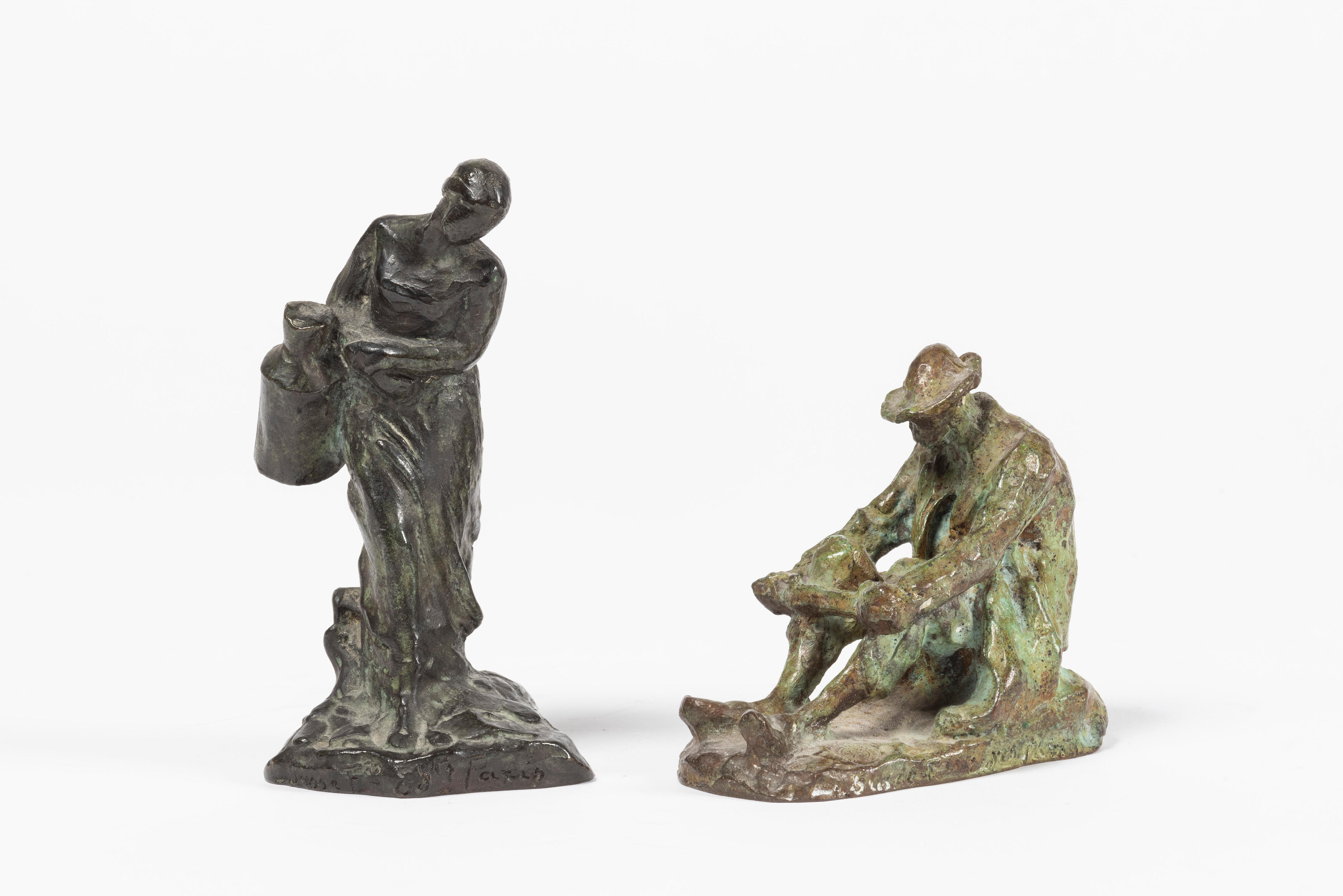 AIME JULES DALOU 1838 1902 La porteuse de lait et