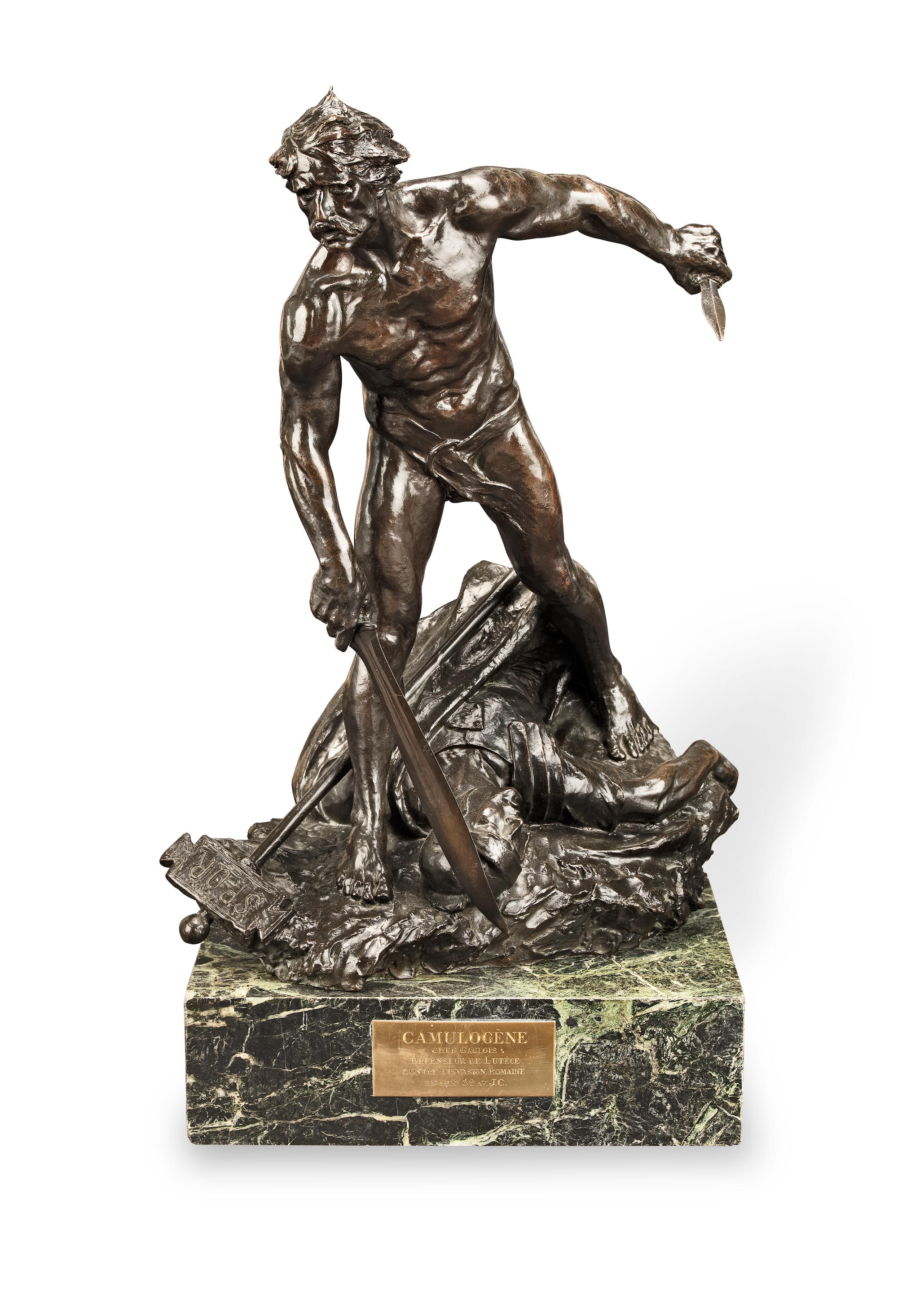 GUSTAV HUGO KLINGSEISEN GERMAN EARLY 20TH CENTURY A PATINATED BRONZE