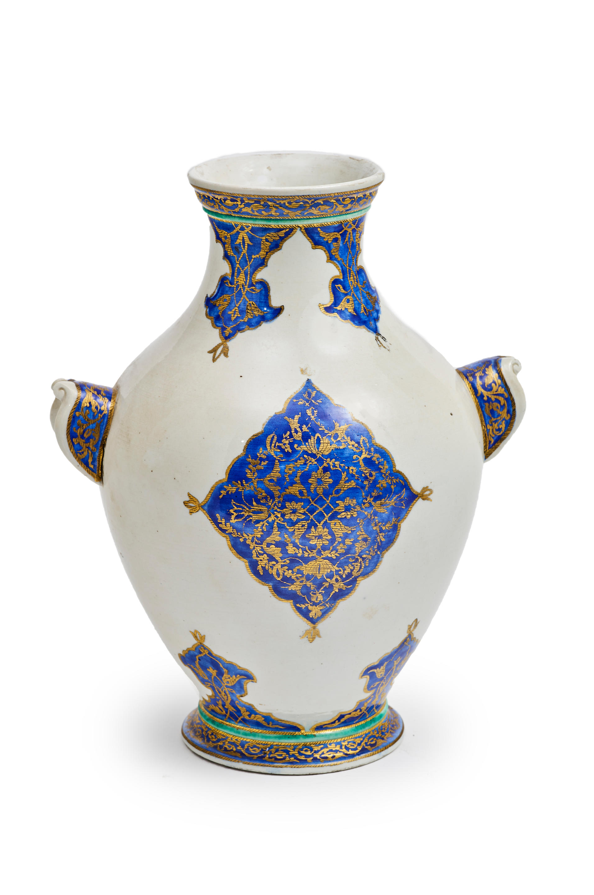 SAMSON VASE EN C RAMIQUE DANS LE STYLE SAFAVIDE FRANCE
