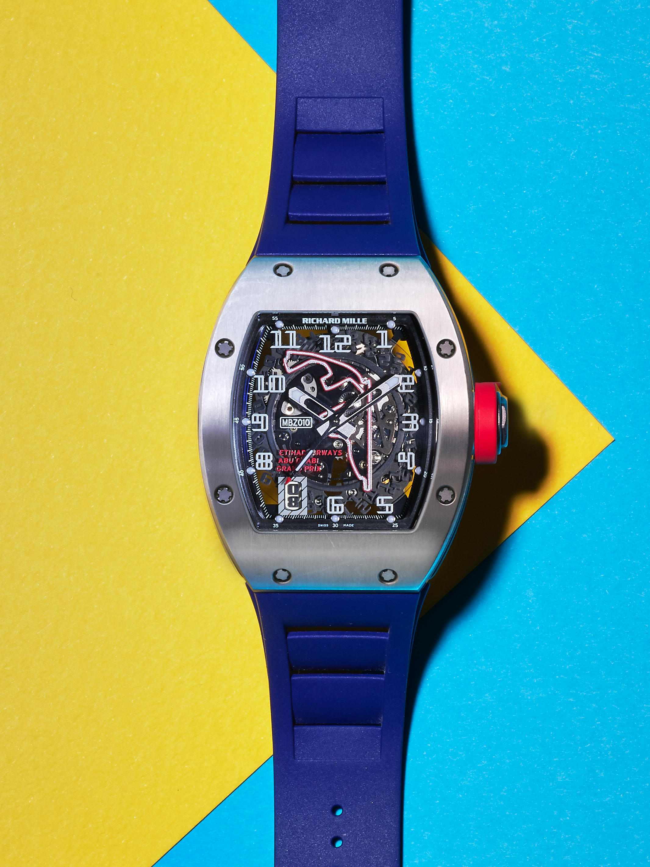 RICHARD MILLE ABU DHABI REF MBZ010 A LIMITED EDITION TITANIUM