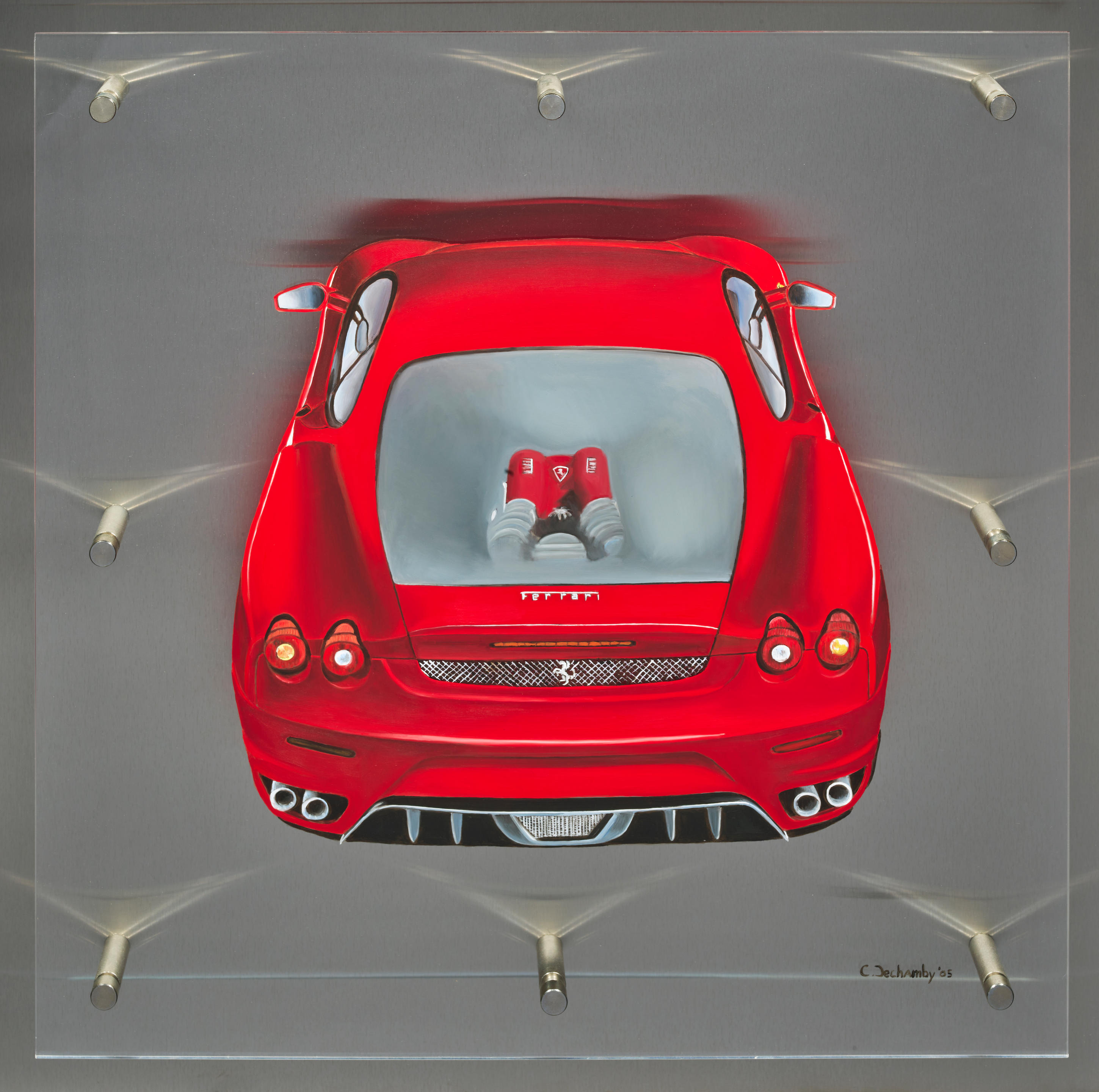 CAROLINE DECHAMBY BORN IN 1964 Ferrari F430 Work dated 2005