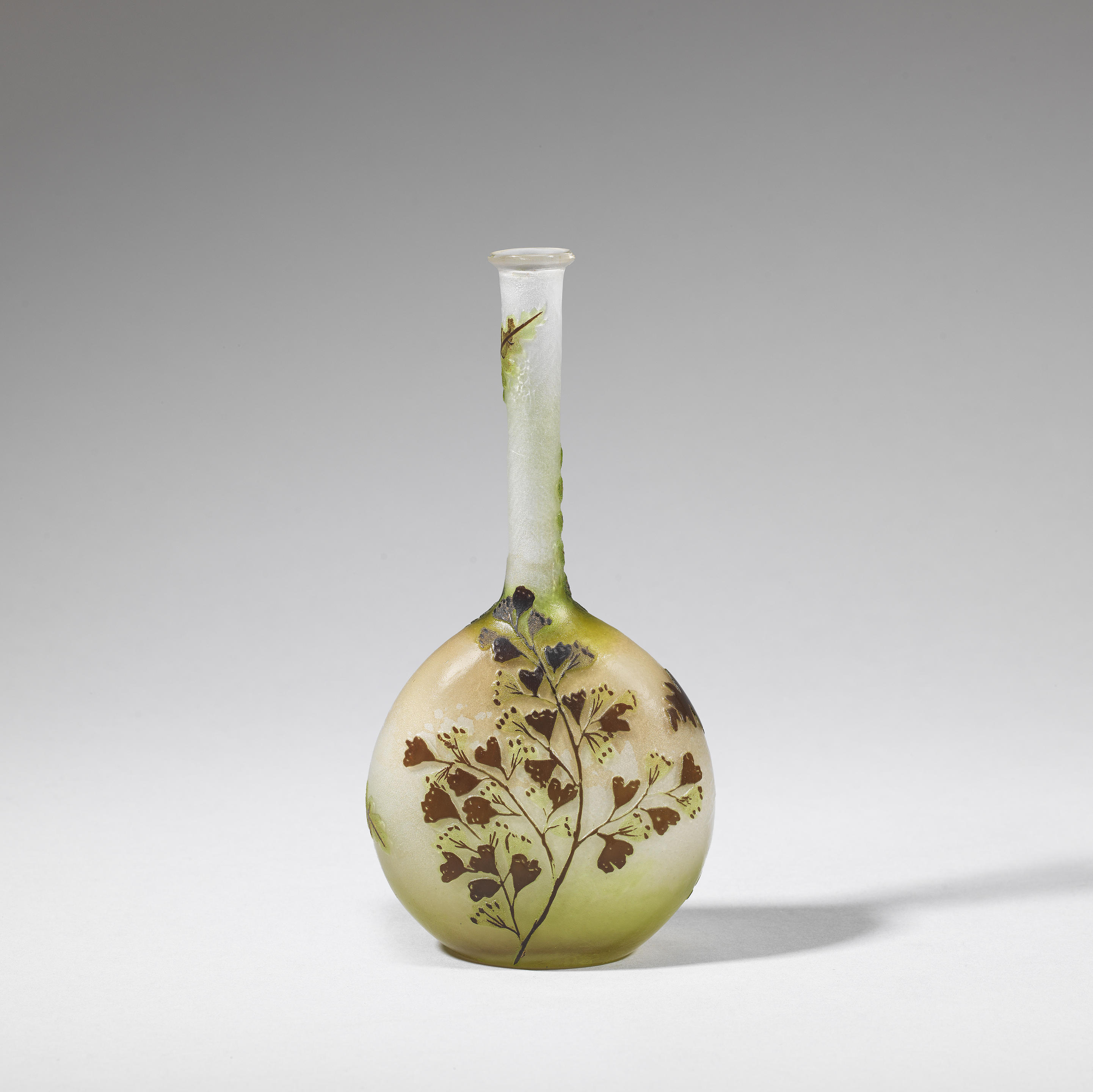 GALL Cameo glass vase circa 1905 Solifleur the vase overlaid