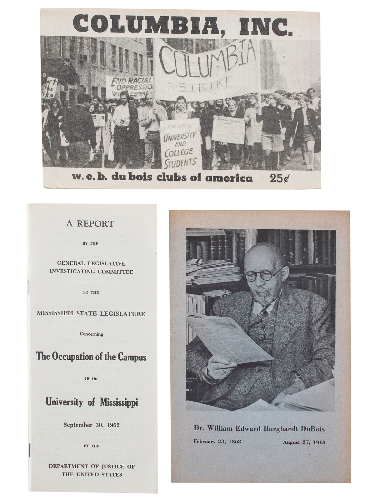 CIVIL RIGHTS A group of ephemera related to Civil Rights