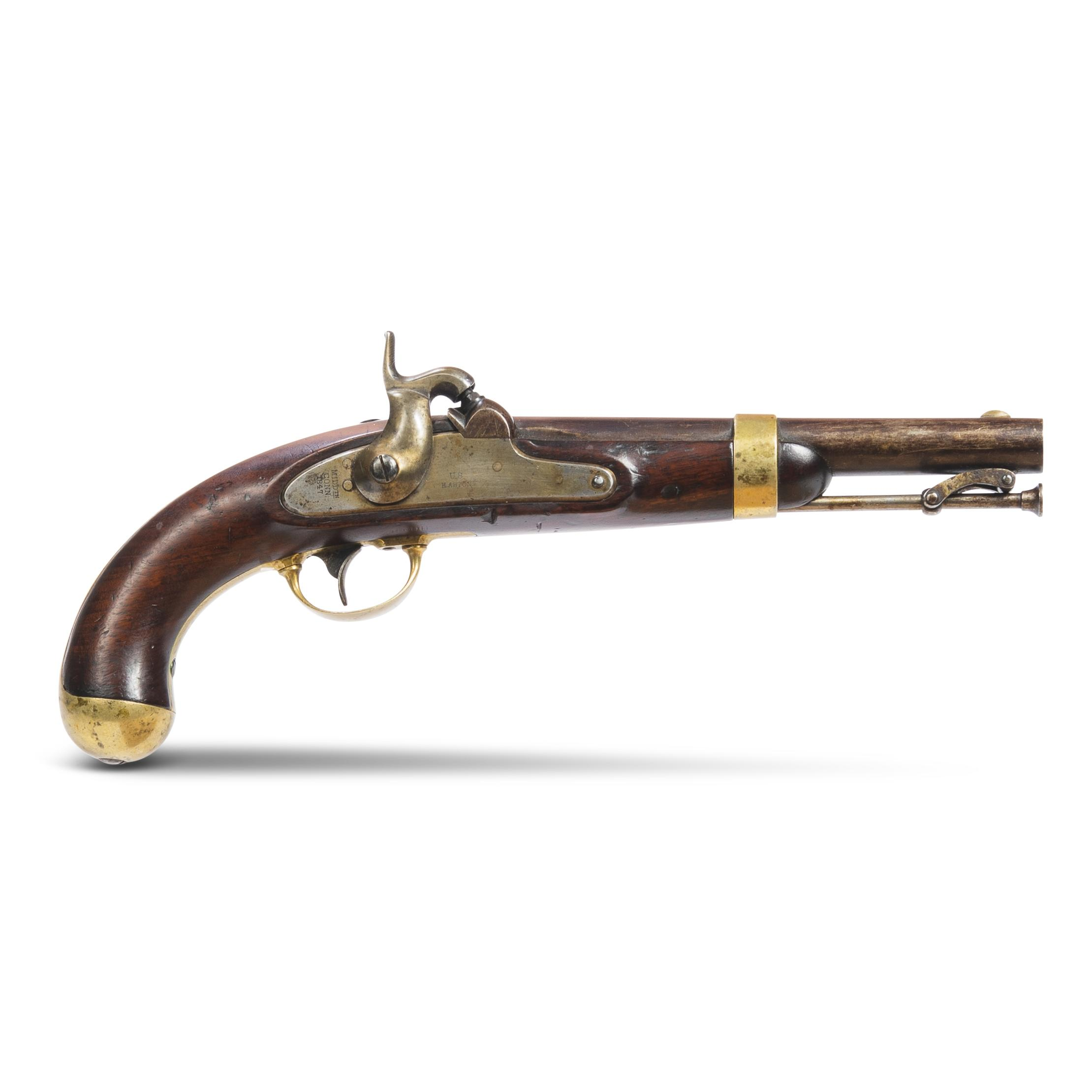 U S MODEL 1842 PISTOL HENRY ASTON MIDDLETOWN CONNECTICUT 1848