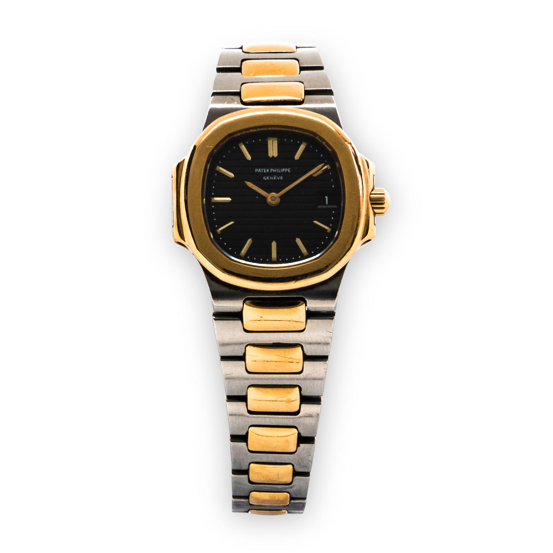 PATEK PHILIPPE TWO TONE WRISTWATCH Model Nautilus Reference 4700 11