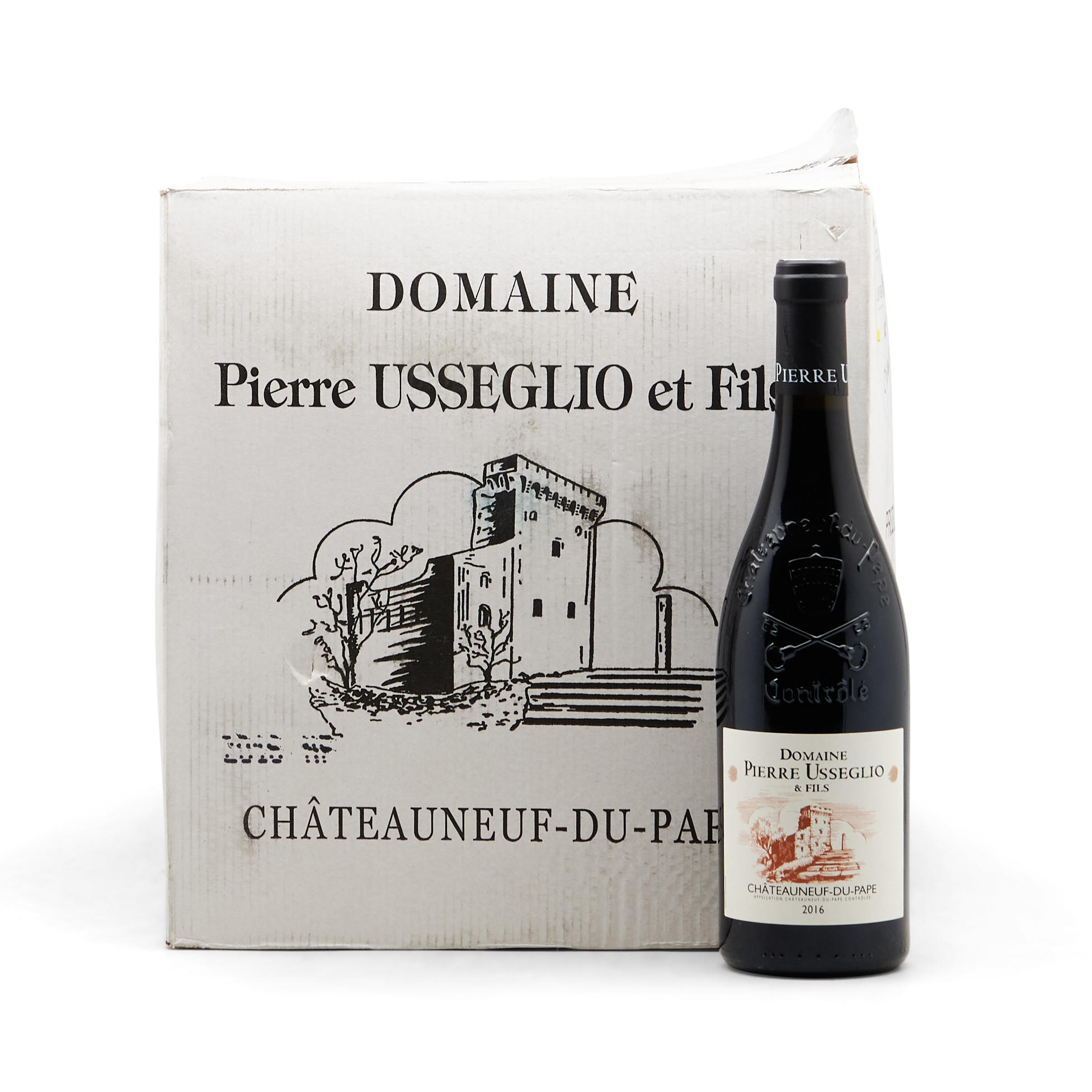 P USSEGLIO CHATEAUNEUF DU PAPE 2016 12 BOTTLES P Usseglio