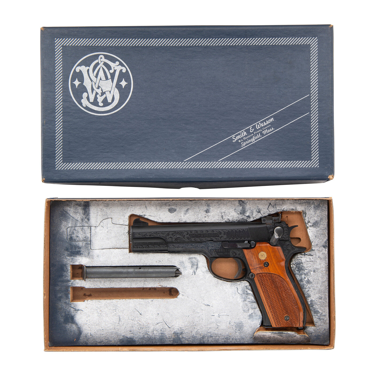 Factory Class A Engraved Smith amp Wesson Model 52 2