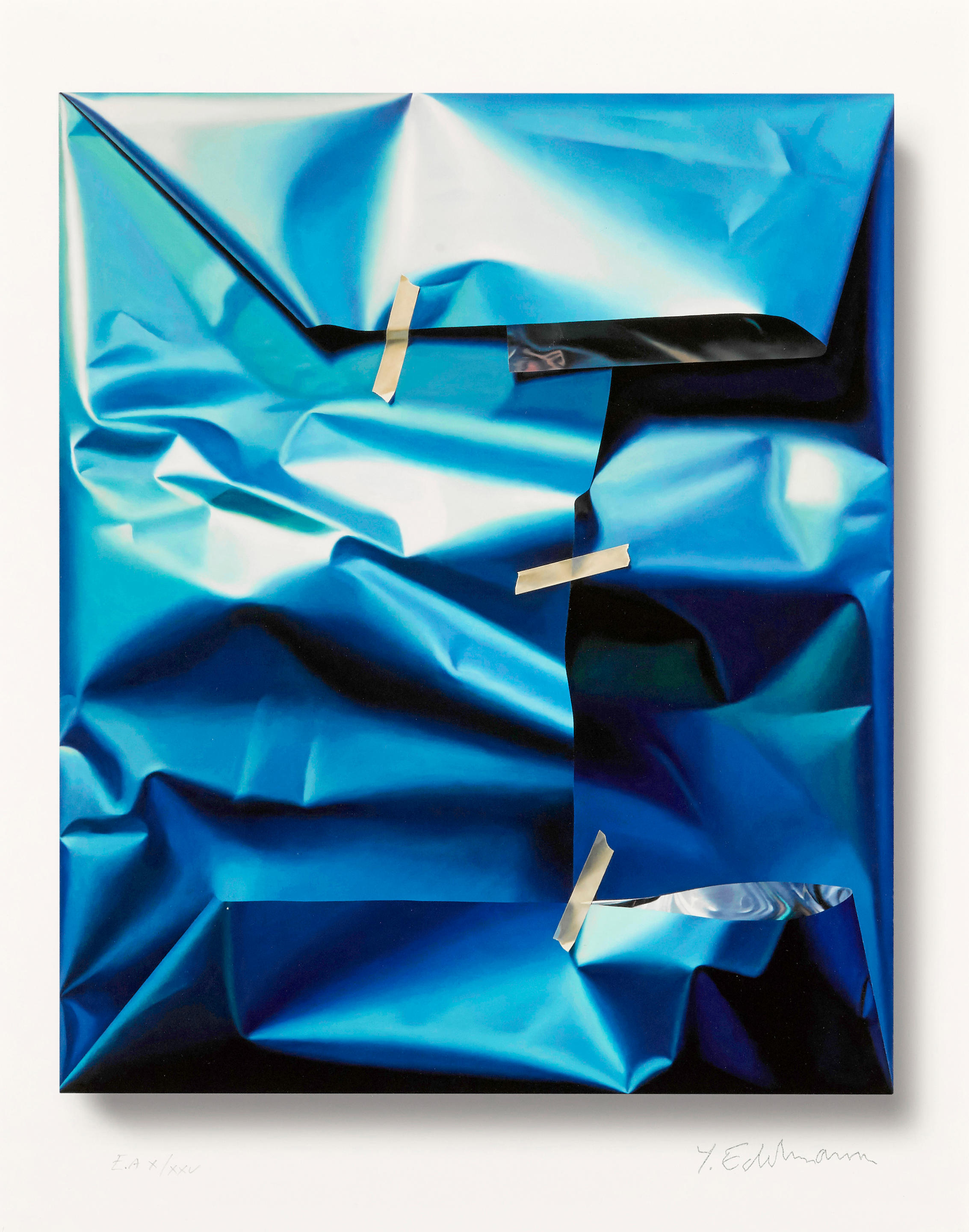 YRJO EDELMANN 1941 2016 Repetitive sensations of Yves Klein Blue
