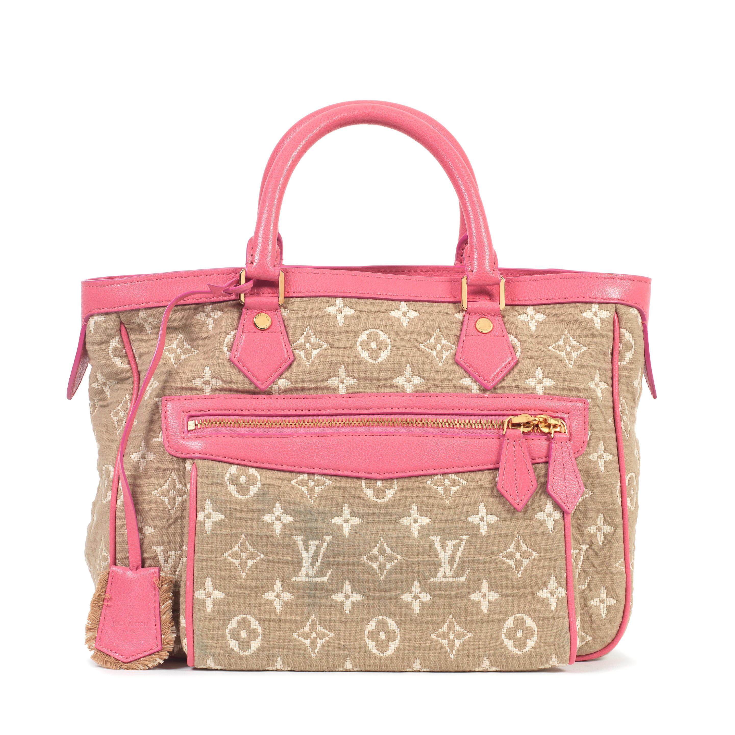 LOUIS VUITTON A ROSE MONOGRAM SABBIA CABAS MM Cruise 2011