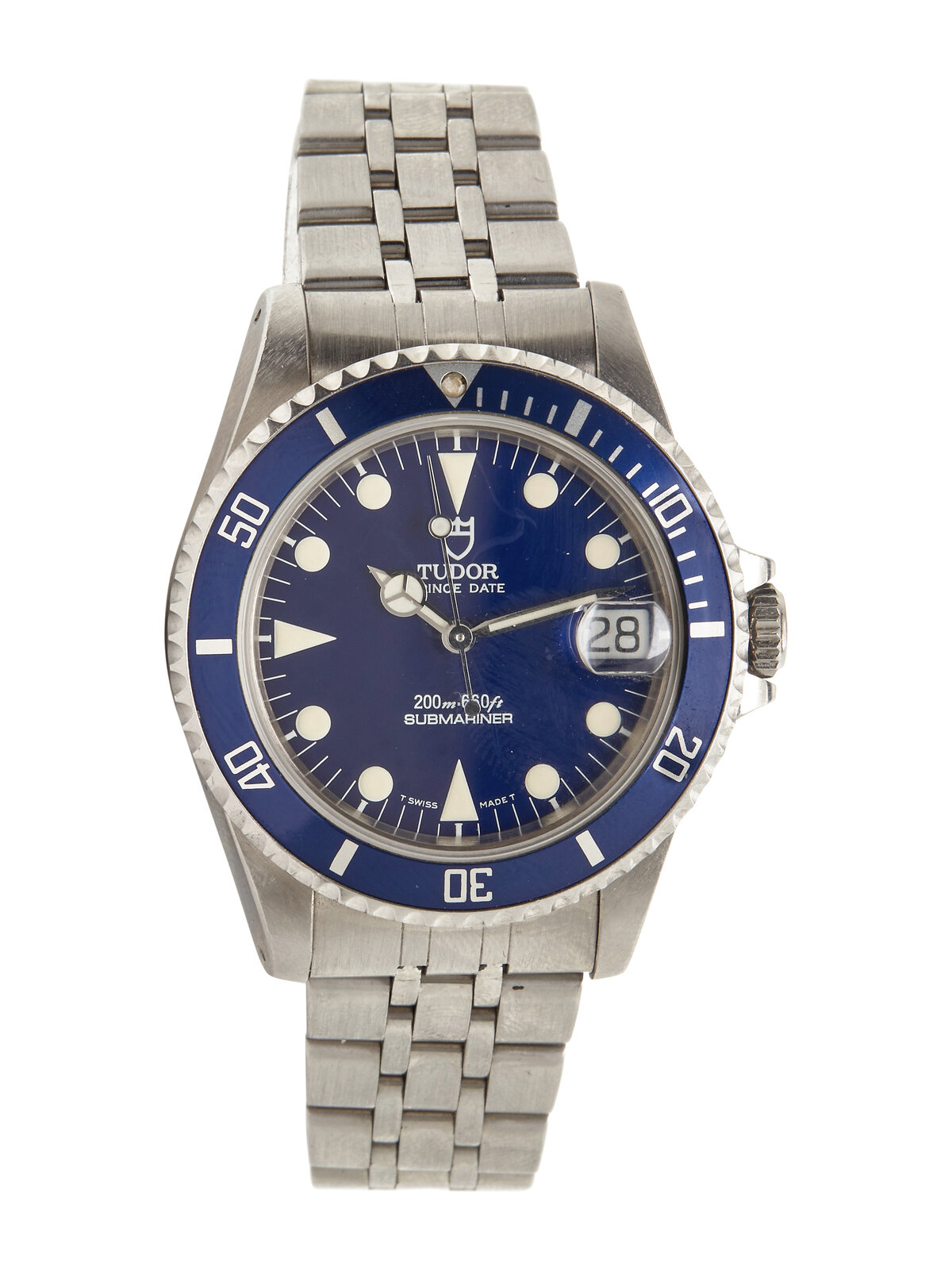 TUDOR REF 75190B STAINLESS STEEL SUBMARINER DATE WATCH Maker Tudor