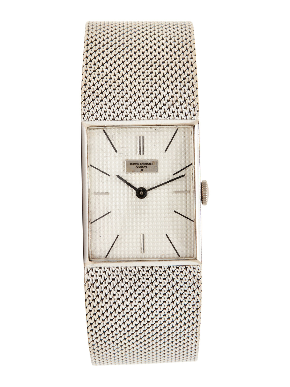 BAUME amp MERCIER REF 37018 18K WHITE GOLD BM775 WATCH